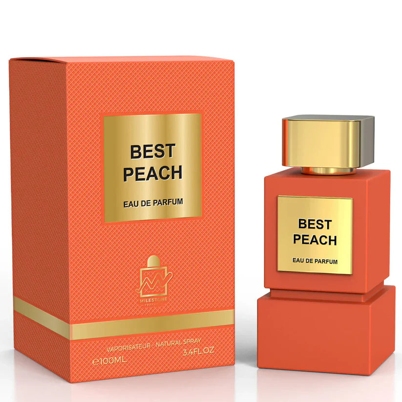 Best Peach 3.4 oz Eau de Parfum Unisex Fragrance - Perfect for Daily Wear, Date Nights & Gift Giving