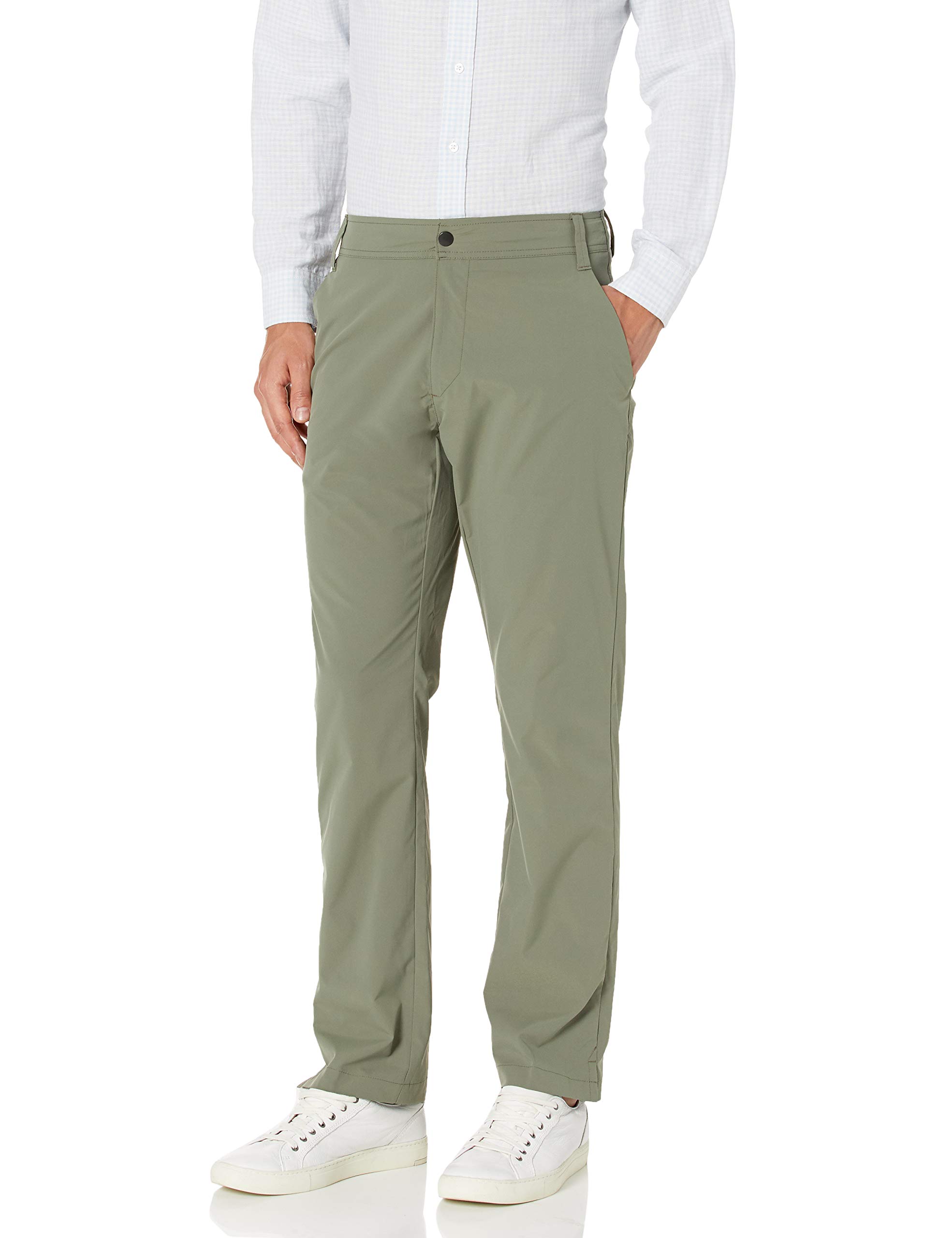 Amazon Essentials Men's Straight-Fit Hybrid Tech Pants - Comfortable Stretch Travel & Work Pants for Business Casual & Outdoor Activities