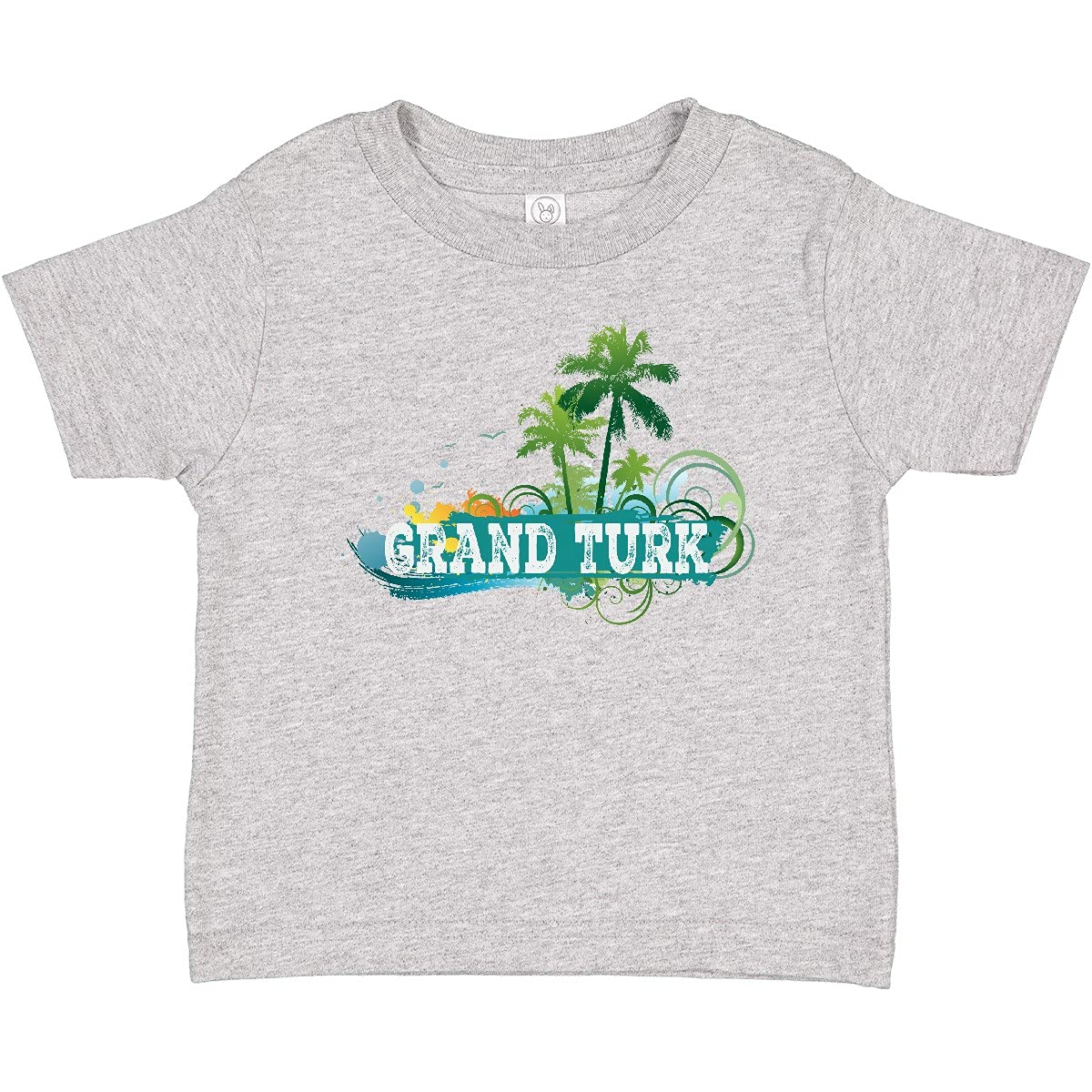 Inktastic Grand Turk Island Baby T-Shirt - Soft Cotton Cute Vacation Outfit for Boys & Girls - Perfect for Beach Trips, Family Photos & Tropical Getaways