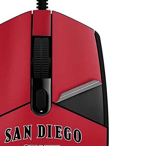 Logitech G203 Prodigy RGB Wired Gaming Mouse Skin - Officially Licensed San Diego State Aztecs Design | Custom Decal Cover for Enhanced Grip & Protection | Perfect for Gaming, Work & School