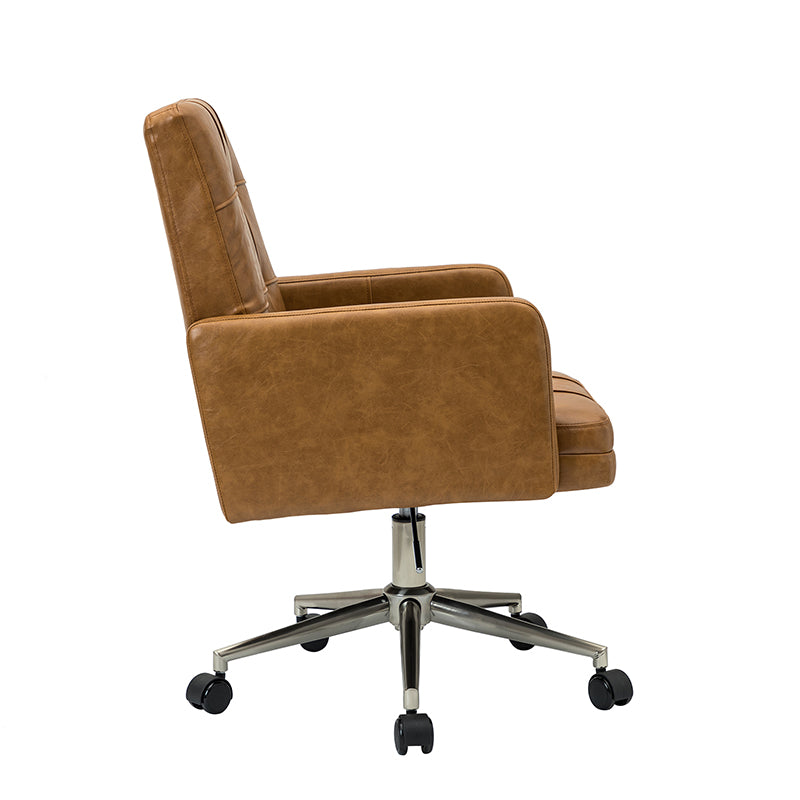 Ergonomic Leo Task Chair - Adjustable Office Chair with Lumbar Support for Home & Office Workspaces - Perfect for Long Hours of Sitting, Computer Work, and Study Sessions