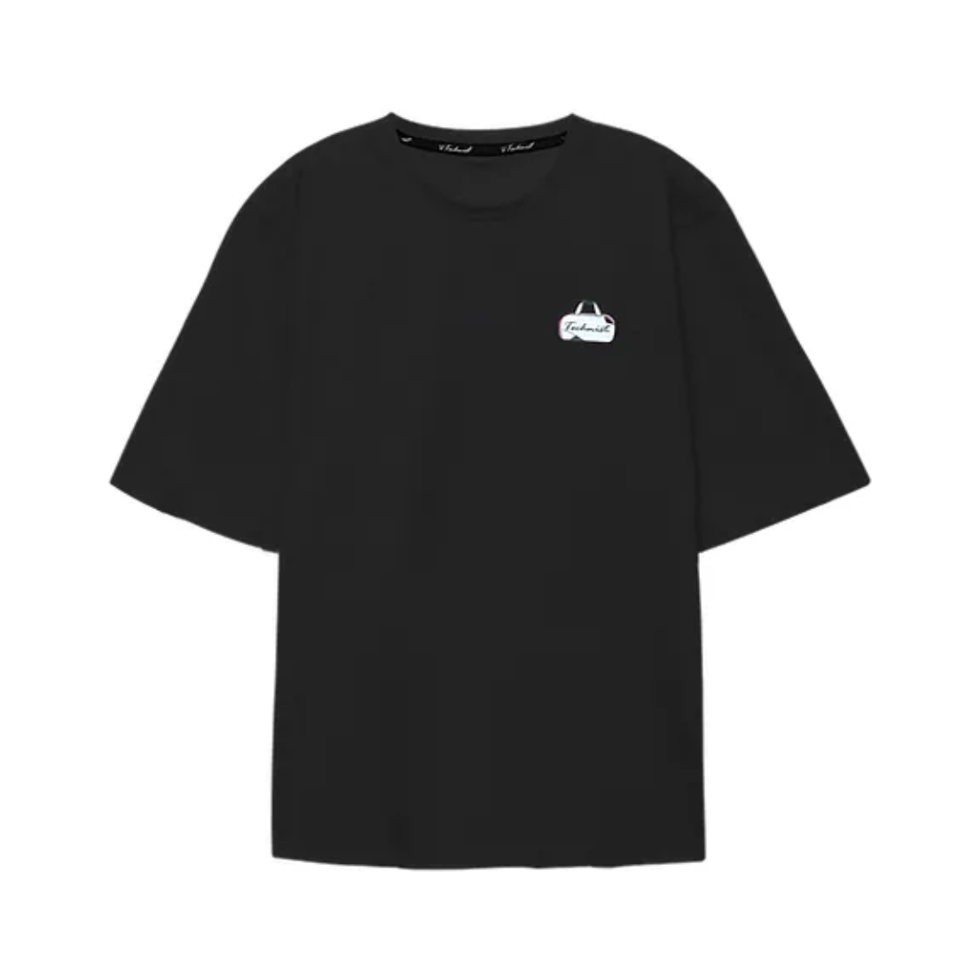 Technist TNT6434 Unisex Cotton-Like Comfort T-Shirt - Soft Breathable Casual Tee for Men & Women [Black] - Perfect for Everyday Wear, Gym, and Outings