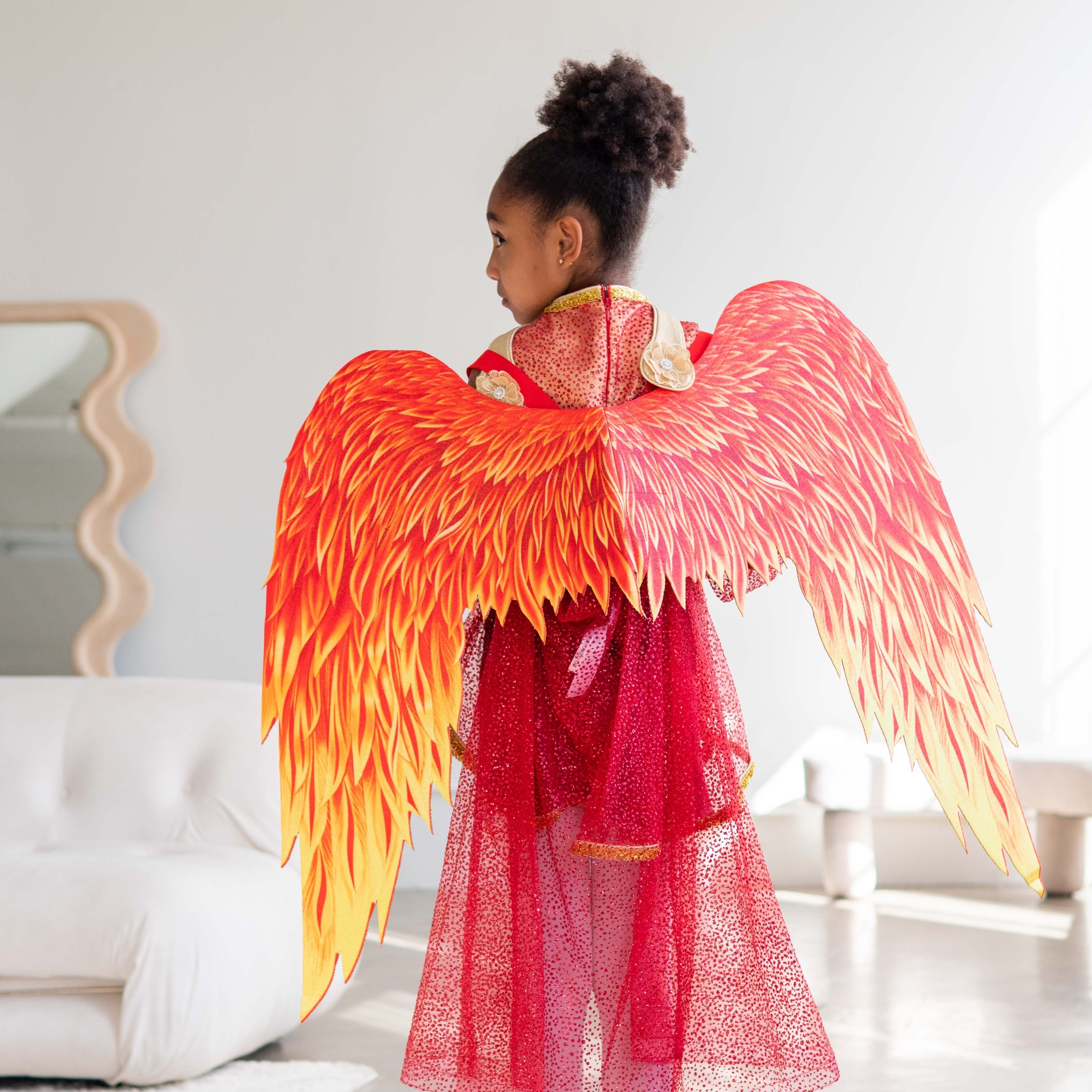 Premium Phoenix Wings Costume Accessories - High-Quality Cosplay Wings for Halloween, Cosplay & Theater Performances