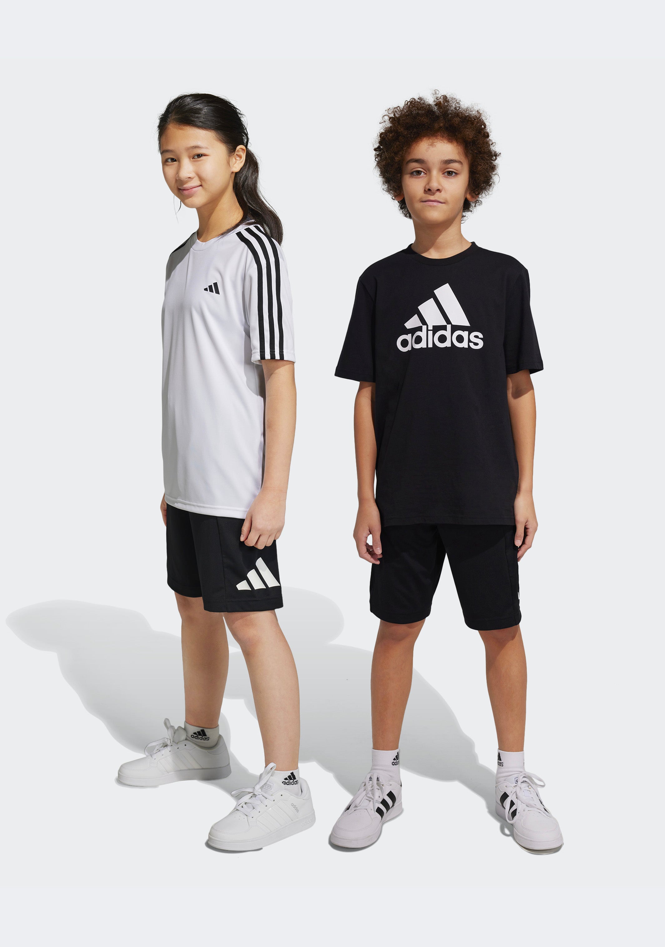 Adidas Kids' Train Essentials Aeroready Logo Regular Fit Shorts - Comfortable Athletic Shorts for Boys & Girls - Perfect for Running, Gym, School & Play