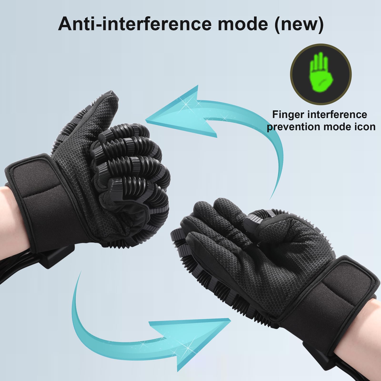 Finger Rehabilitation Device - Electric Heated Hand Orthosis for Arthritis, Cerebral Palsy & Stroke Recovery - Hand Therapy Equipment for Men & Women - Improve Finger Mobility & Pain Relief at Home/Clinic
