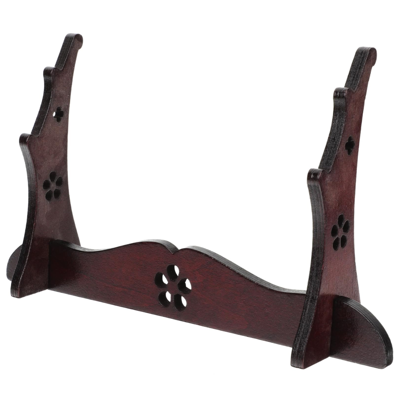 Unomor Wooden Flute Stand - Decorative Desktop Holder for Flutes, Clarinets & Woodwind Instruments | Perfect for Musicians, Music Teachers & Home Decor