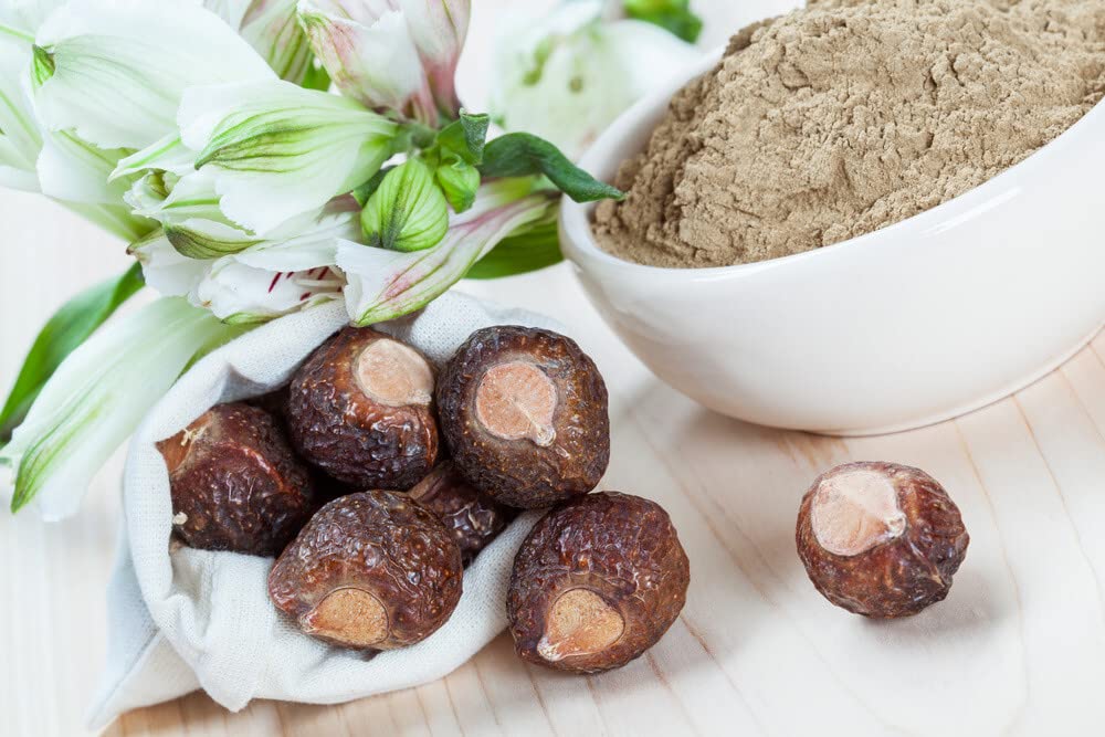 Organic Reetha Powder (Soap Nuts) for Hair Growth & Skin Care - 100% Natural Indian Soapberry (Aritha/Ritha) - Promotes Strong, Healthy Hair - 100g (Pack of 2) - Perfect for DIY Hair Masks, Scalp Treatments & Natural Cleansing