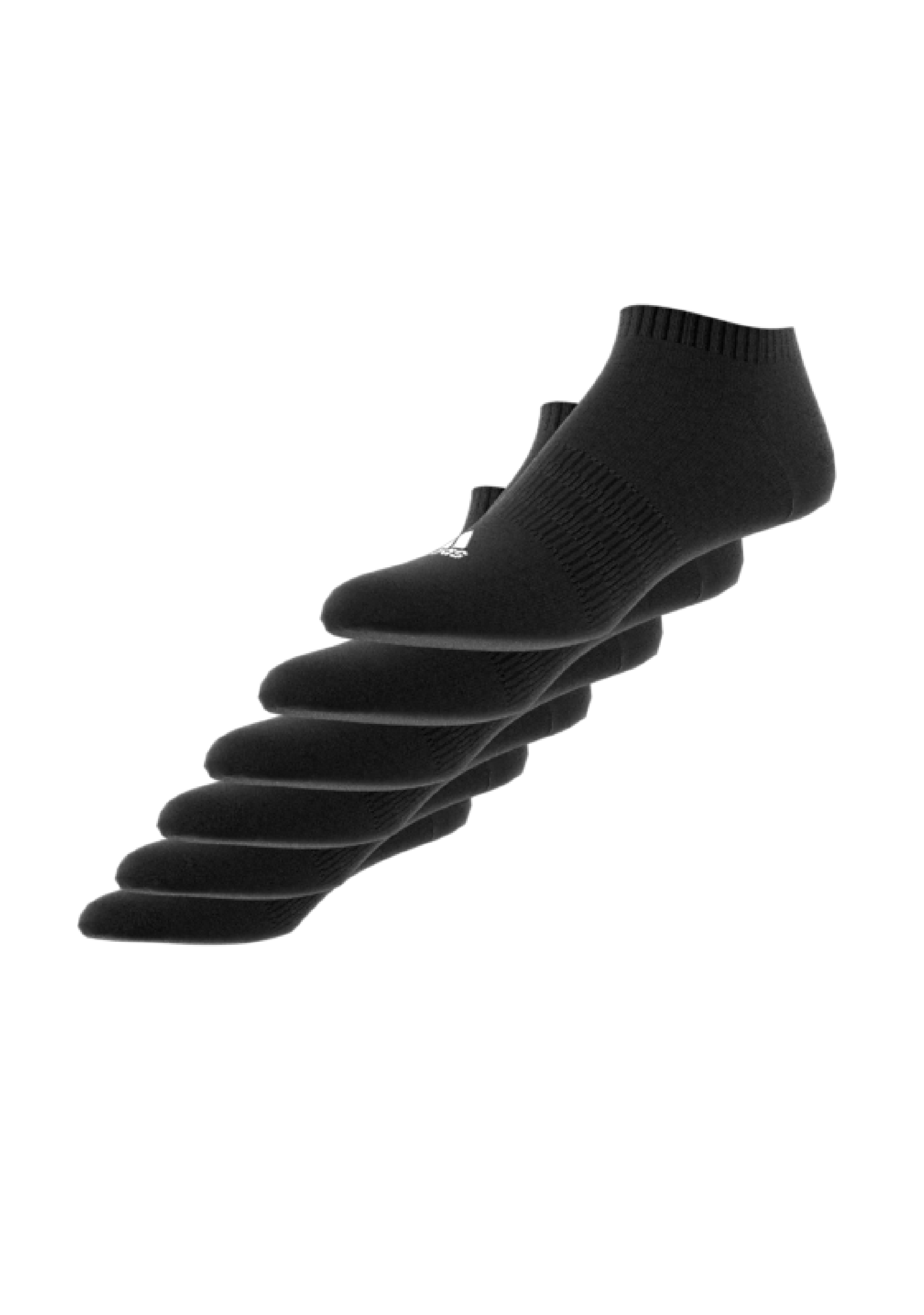 Adidas 6-Pack Performance Sports Socks with Padded Ankle Support - Breathable & Cushioned for Running, Gym Workouts & Everyday Comfort