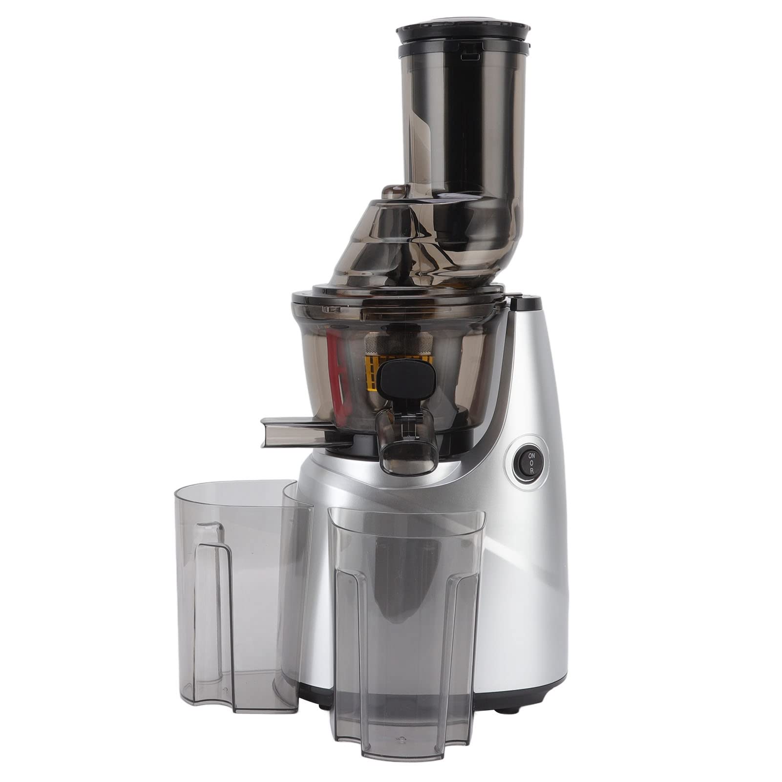 YOUTHINK Silver Automatic Electric Juicer - Multi-Function Citrus Squeezer for Oranges, Lemons, Vegetables & Fruits - 110V Juice Extractor for Healthy Drinks, Smoothies & Cocktails