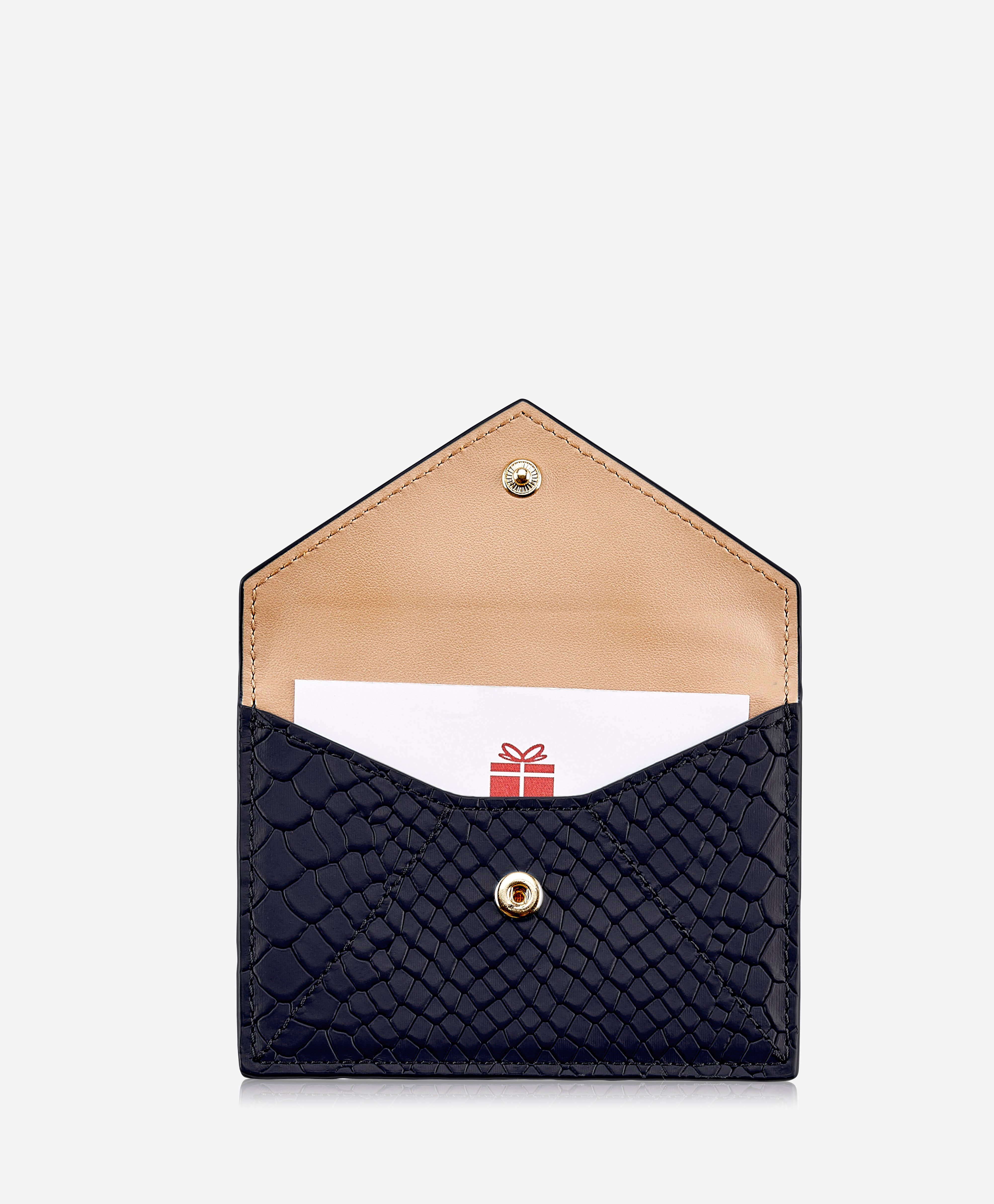 Personalized Leather Gift Card Holder - Custom Engraved Wallet for Credit Cards, Gift Cards & IDs | Perfect for Gifting, Travel & Everyday Use