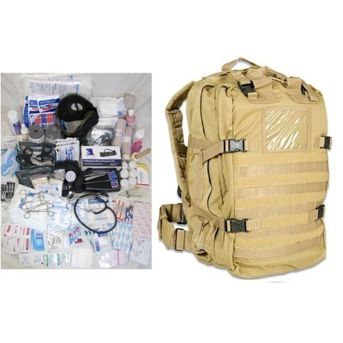 Stomp Bag Medical Kit Tan - FA140T | Compact First Aid Kit for Hiking, Camping & Emergency Preparedness