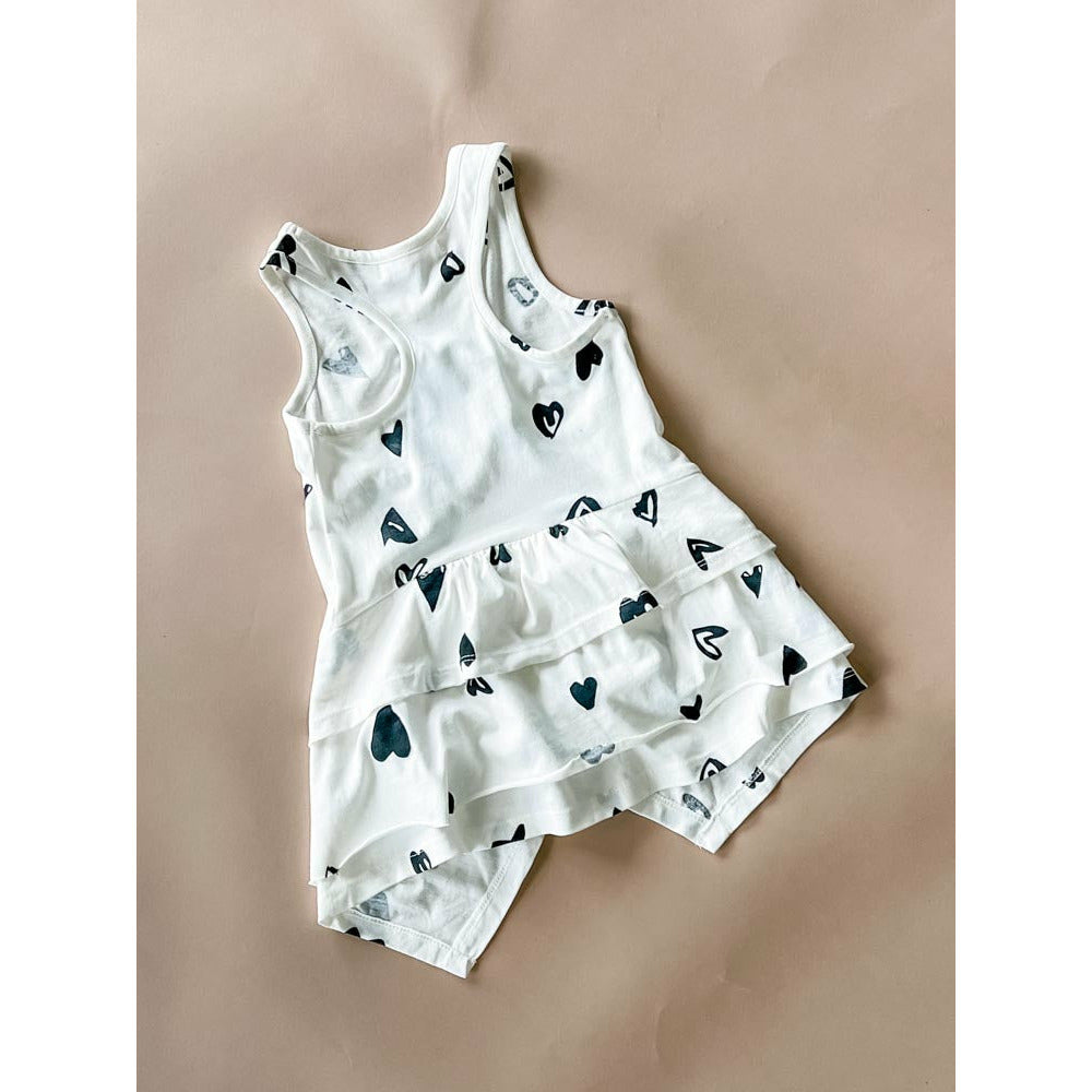 Etta Heart Tunic Top for Women - Elegant White Blouse with Floral Embroidery | Perfect for Casual Wear, Office Outfits & Spring Fashion