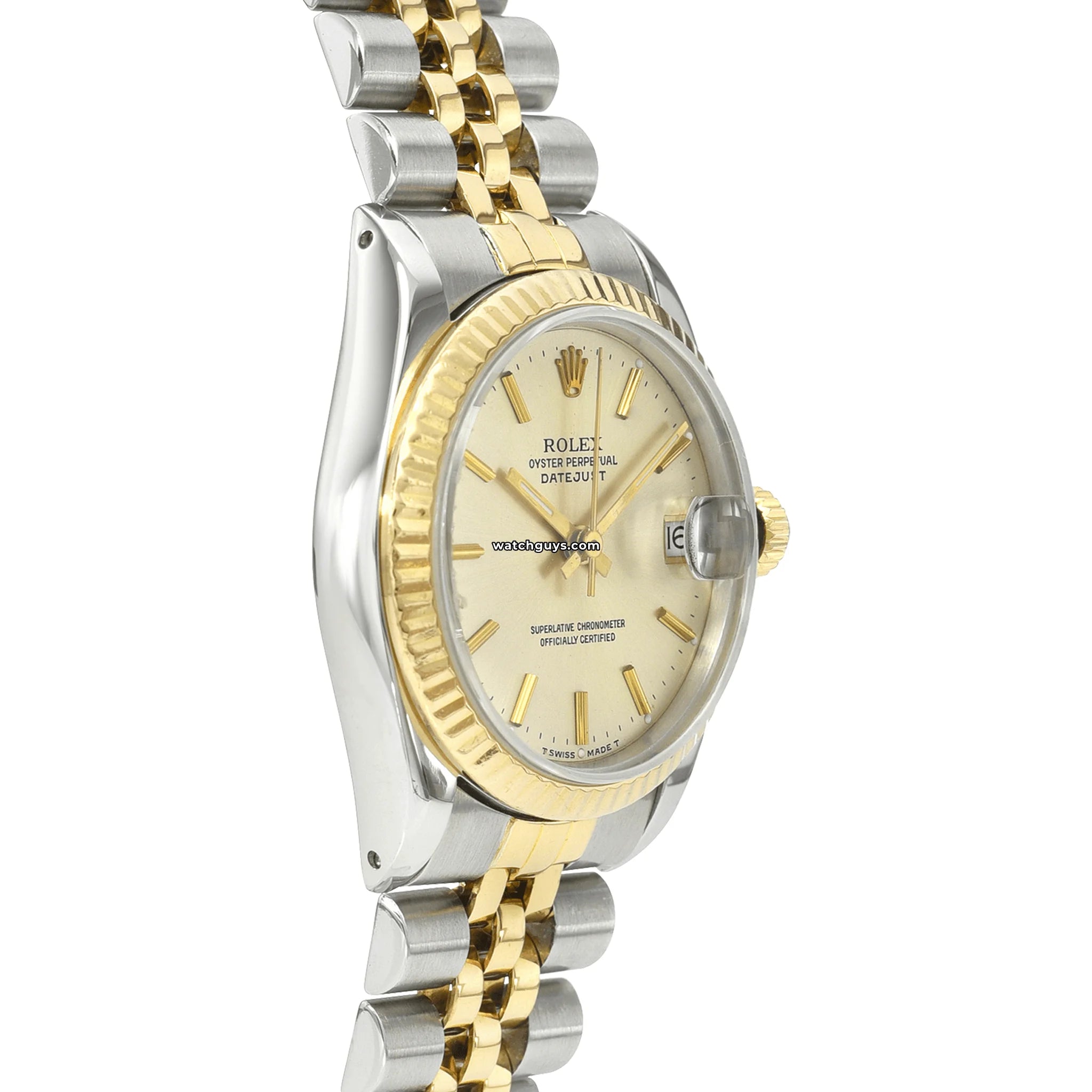 Authentic Rolex Datejust 68273 Two-Tone Silver Dial Watch - Luxury Timepiece for Men, Perfect for Business & Formal Occasions