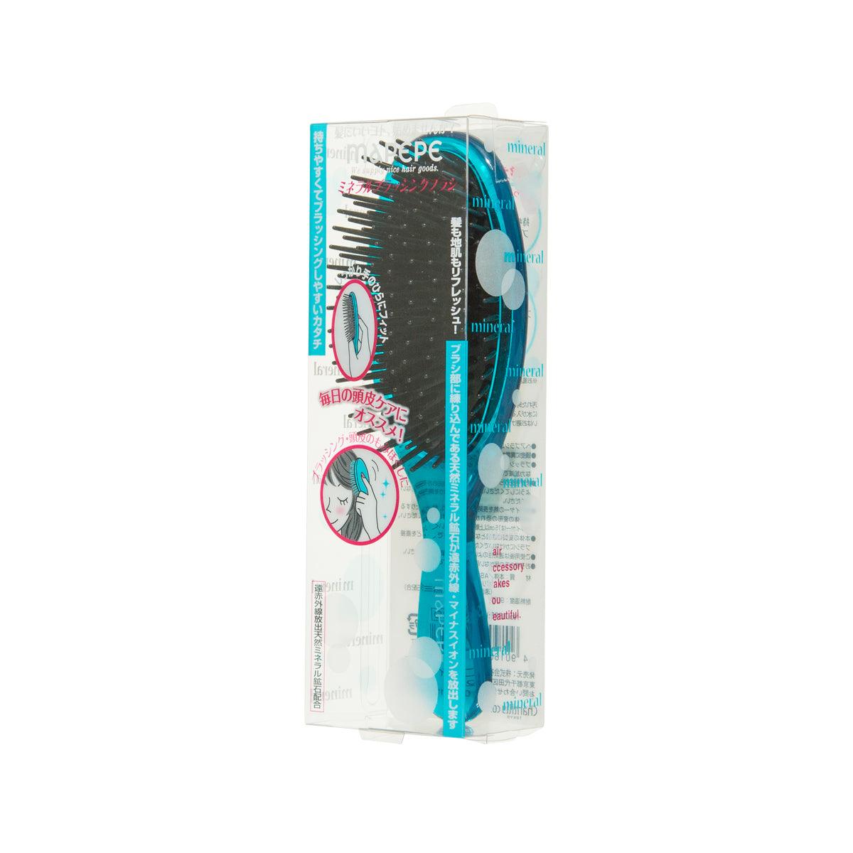 MAPEPE Mineral Hair Brush for Detangling & Styling - 52g Boar Bristle Brush for Shine & Volume - Perfect for Daily Hair Care & Salon Use