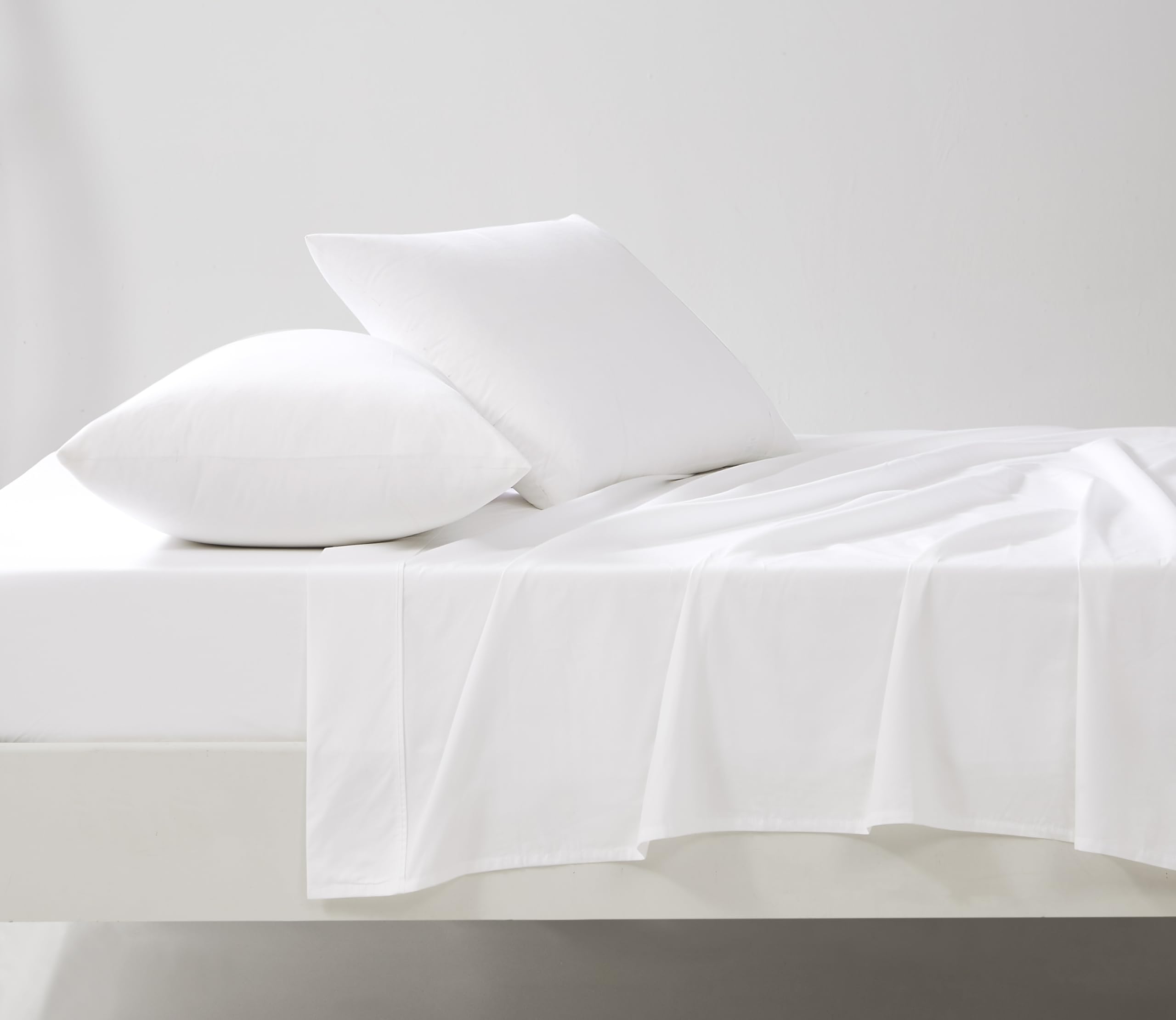 Luxury 300 Thread Count Organic Cotton 4-Piece King Sheet Set - Arctic White | Breathable & Hypoallergenic Bedding for Ultimate Comfort | Perfect for Master Bedrooms, Guest Rooms & Hotels