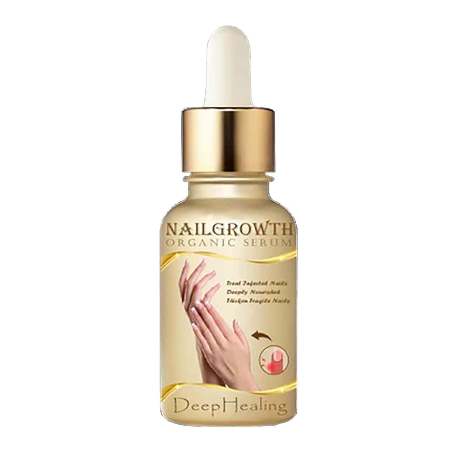 ATTDX Organic Nail Growth & Repair Serum - Deep Healing Nail Strengthener with Reconstrux Formula | Nail Care Treatment for Brittle & Damaged Nails | Perfect for Salon Use & Home Manicures (1PC)