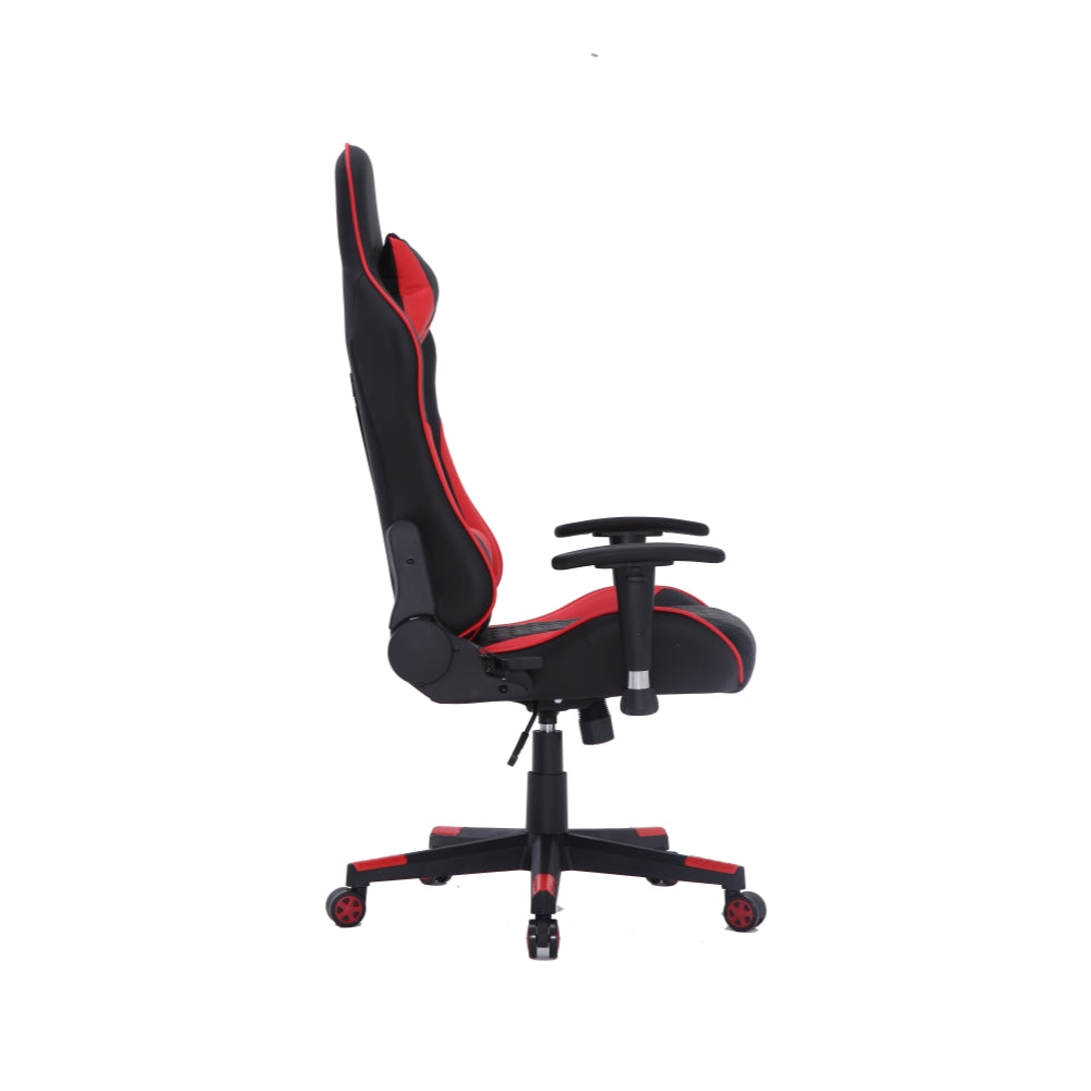 TITAN X SERIES 0076 Gaming Chair - Ergonomic Racing Style Office Chair with Adjustable Height, Lumbar Support (Black & Red) - Perfect for PC Gaming, Home Office, and Esports Enthusiasts