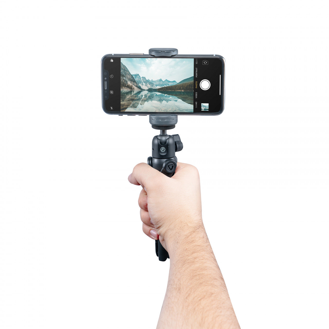 VESTA TT1 BP Mini Aluminum Tripod with Bluetooth Remote - Compact Lightweight Travel Tripod for Smartphones & DSLR Cameras - Perfect for Vlogging, Travel Photography & Outdoor Adventures (Black Pearl)