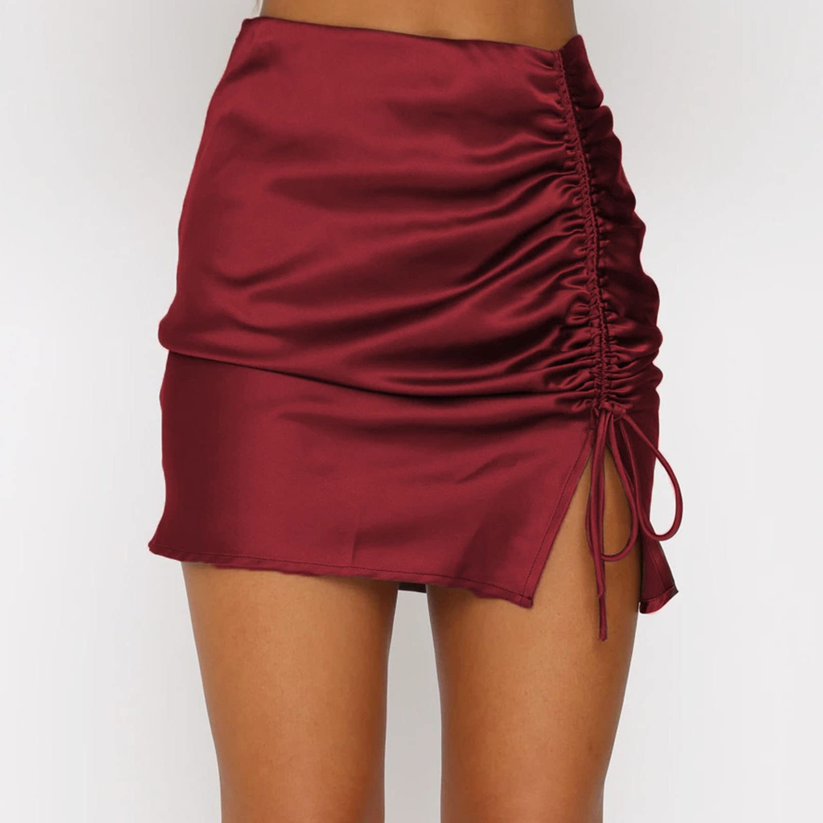High Waisted Women's Skirt - Bathing Suit Cover Up, Yoga Sports Short Skirt & Silk Beach Wrap - Perfect for Swimming, Yoga, Gym & Summer Outfits