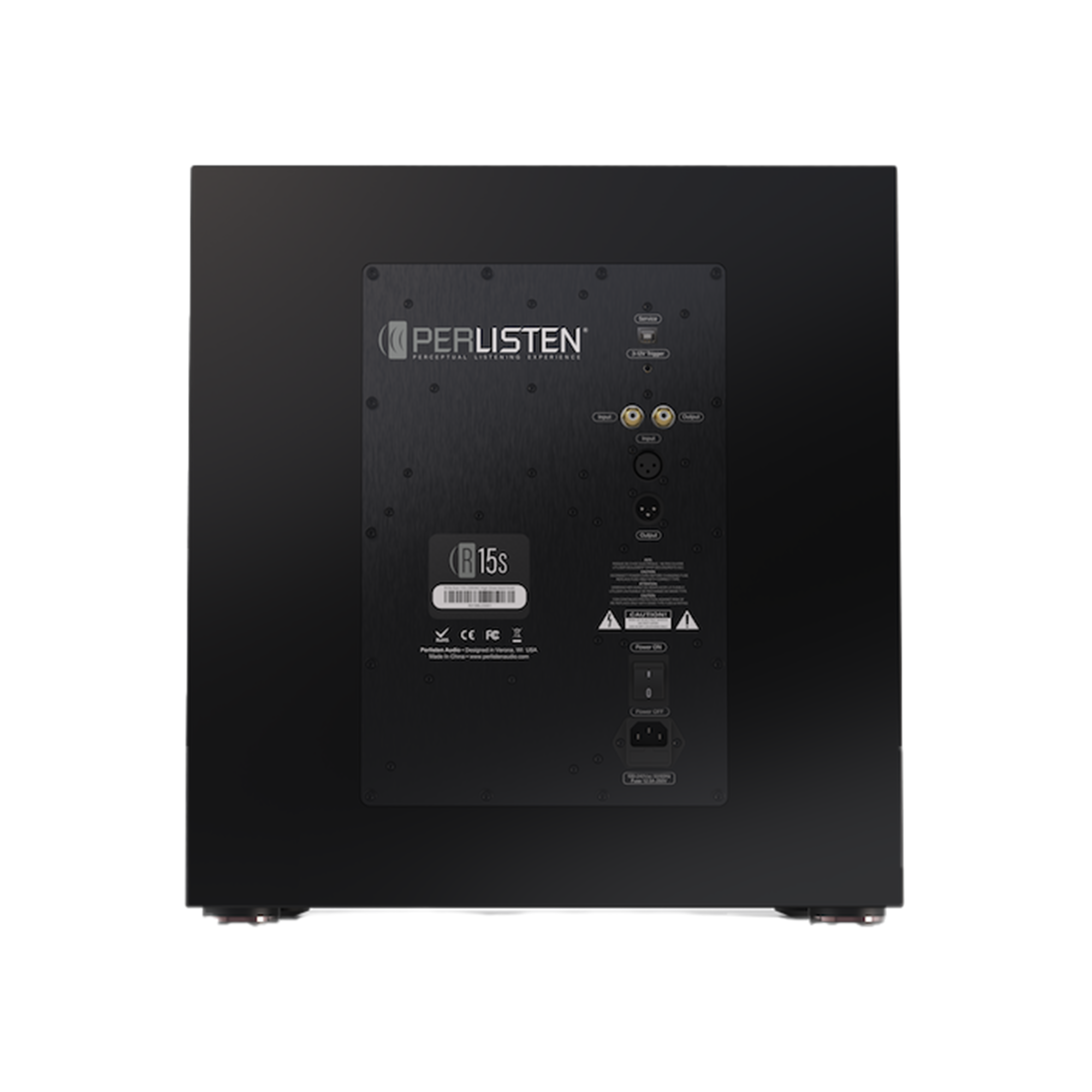 PERLISTEN Audio R15s High-Performance Subwoofer - Deep Bass for Home Theater & Music Listening