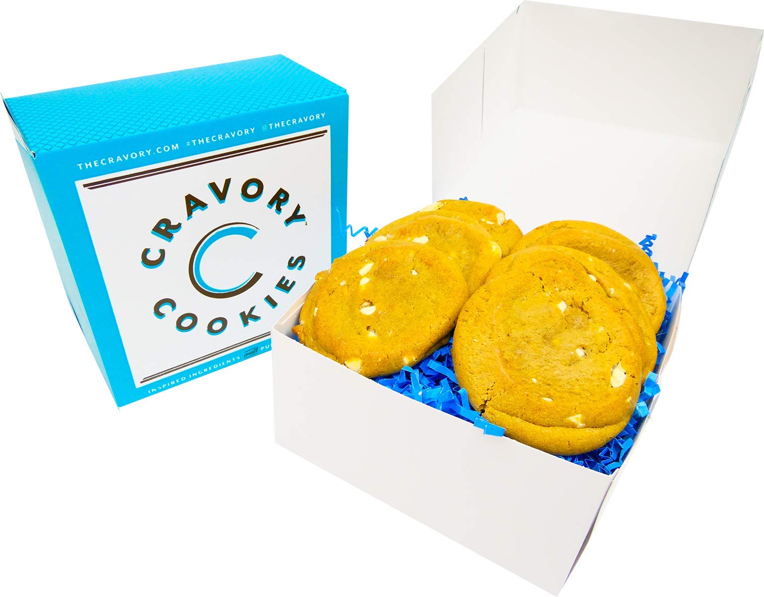 The Cravory: Gourmet Salted Caramel Cream Cookies - Pack of 6 (2.0 oz Each) | Individually Wrapped | Fresh Baked Dessert & Snack | Perfect for Gifts, Parties & Afternoon Tea