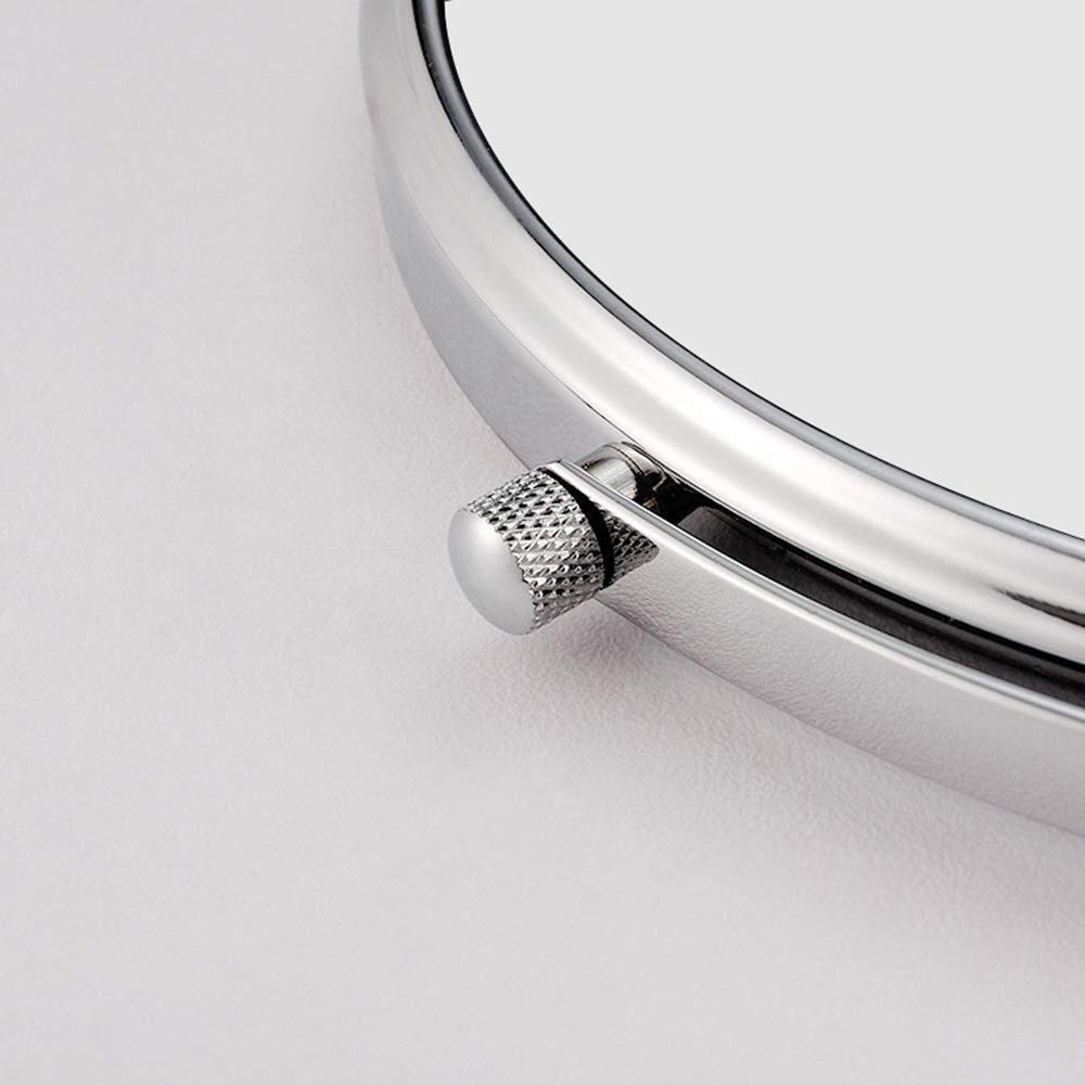 SGSG 6-inch Wall-Mounted Folding Vanity Mirror - 7X Magnification Double-Sided Cosmetic Mirror for Makeup & Shaving | Perfect for Bathroom, Bedroom & Dressing Room