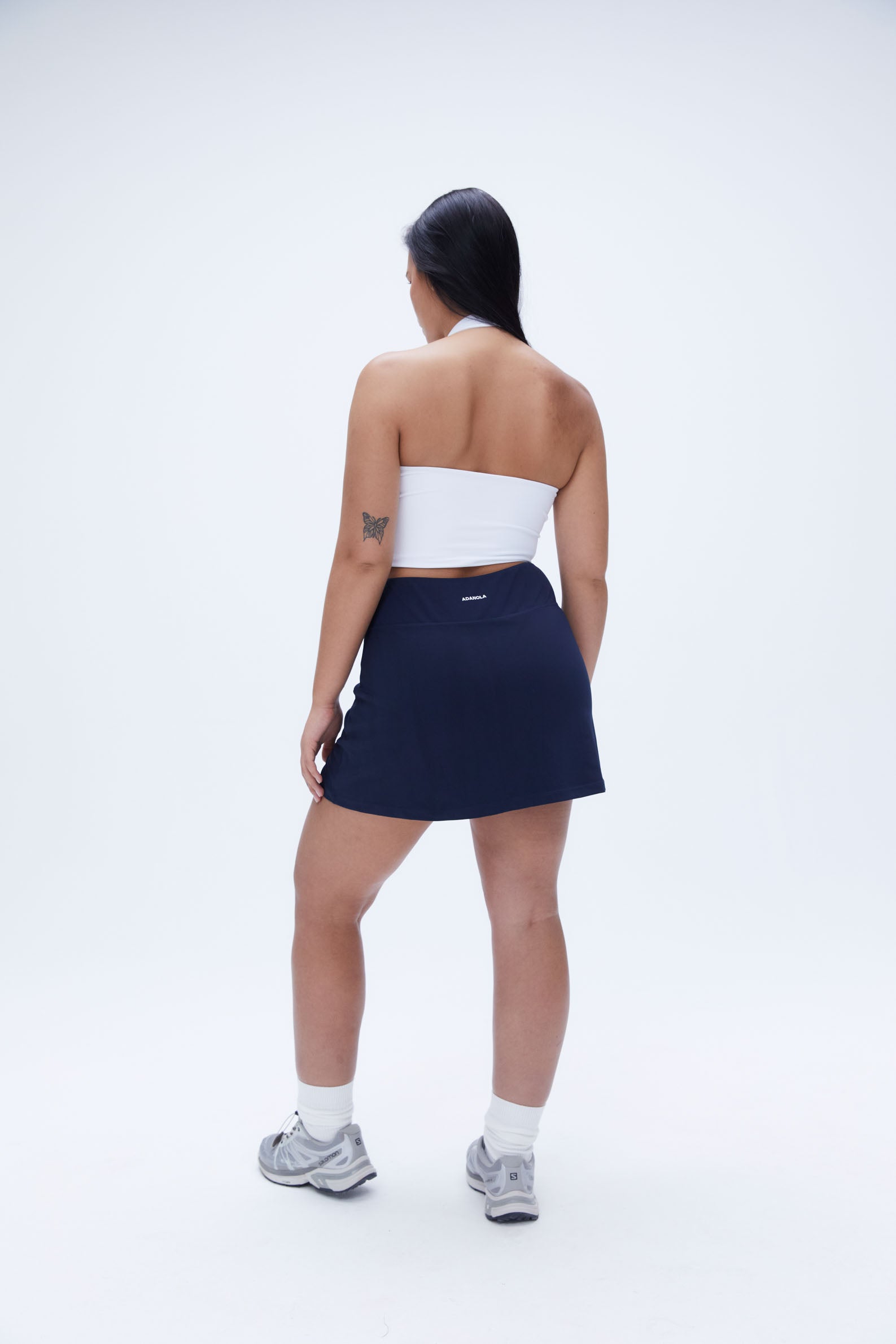 Stylish A-Line Mini Skirt for Women - Navy Blue | Flattering Fit for Casual Outings, Parties & Date Nights