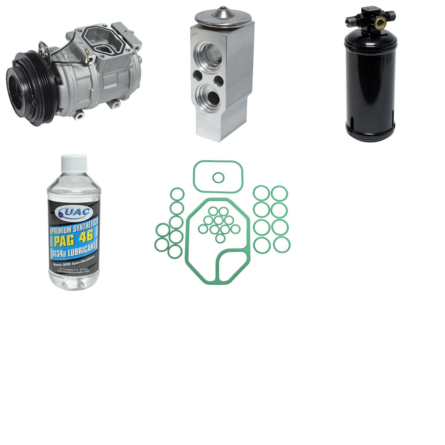 Universal Air Conditioner KT 3841 A/C Compressor & Component Kit - Replacement Parts for Car AC System Repair & Maintenance | Perfect for DIY Mechanics & Professional Technicians