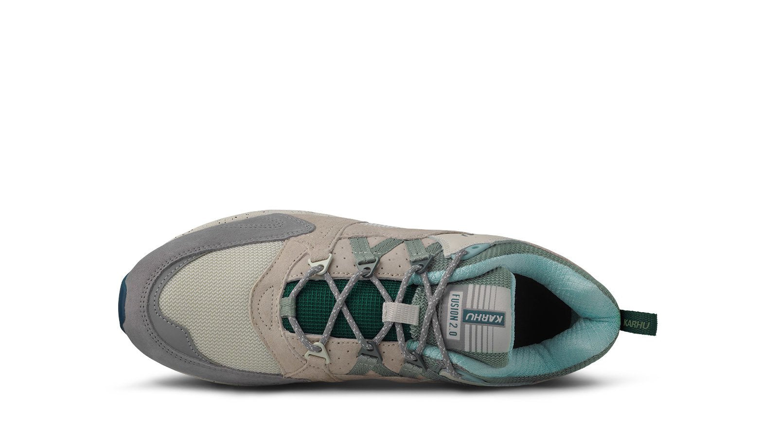 FUSION 2.0 Running Shoes - Ultimate Gray & Iceberg Green Colorway | Lightweight Athletic Sneakers for Men & Women | Perfect for Jogging, Gym Workouts & Casual Wear