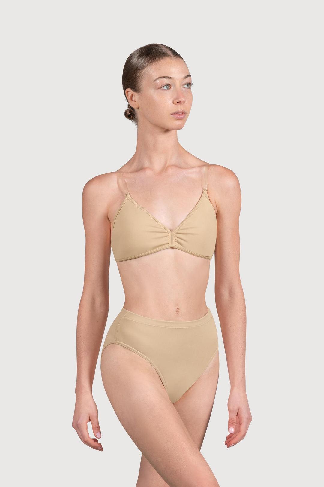 Bloch Women's Aquila High Waist Brief - Comfortable Cotton Underwear for Dance, Yoga & Everyday Wear