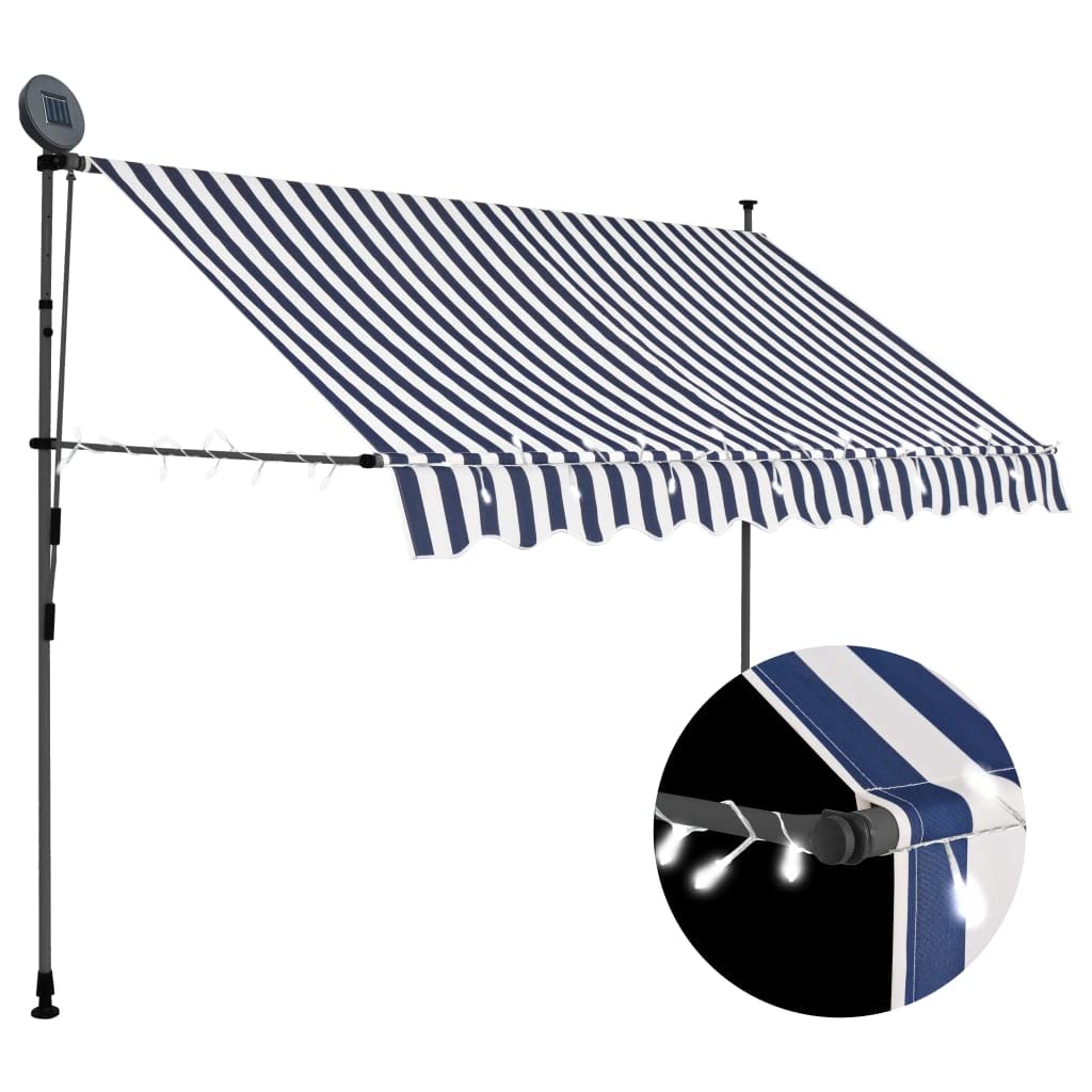 Manual Retractable Patio Door & Window Awning - 98.4