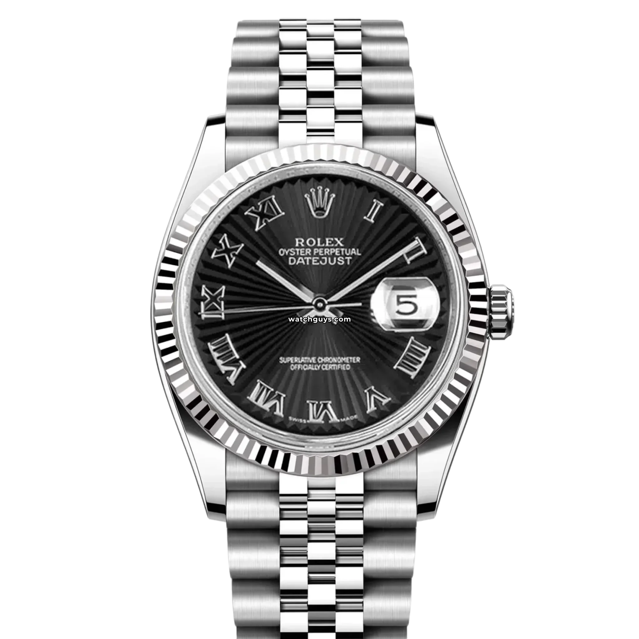 Rolex Datejust 116234 Men's Watch - Black Sunbeam Dial with Jubilee Bracelet - Luxury Dress Watch for Business & Formal Occasions