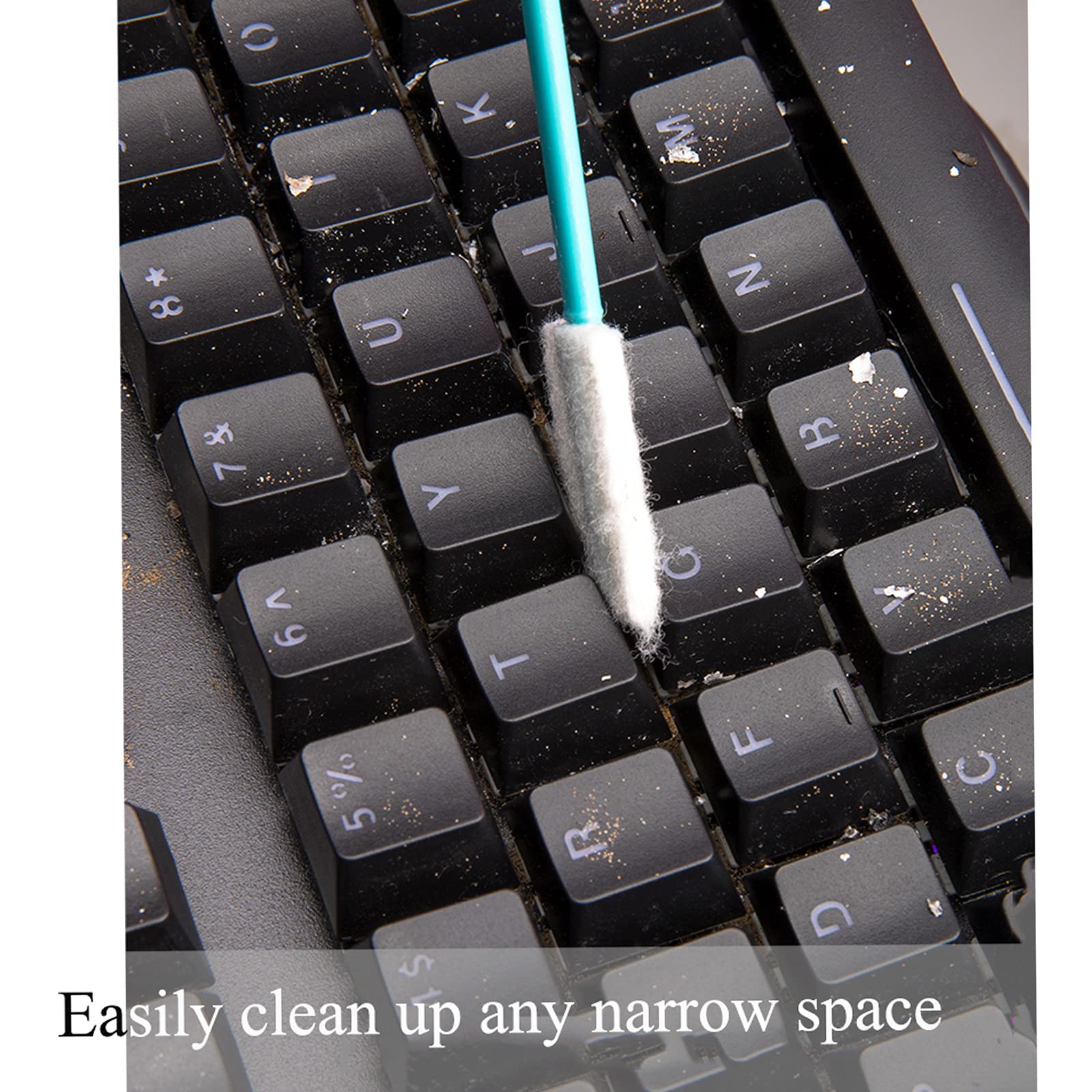 Crevice Cleaning Brush Kit - 50 Multi-Purpose Detailing Tools for Household & Car Cleaning, Disposable Toilet Brush, Ideal for Tight Spaces, Corners, and Hard-to-Reach Areas