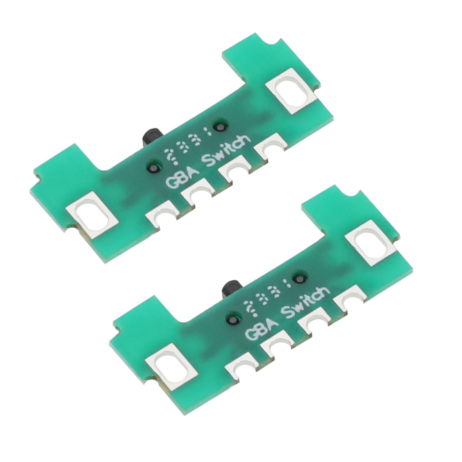 EMSea 2-Pack Slide Power Switch Replacement Parts for Gameboy GBA - ON/OFF Power Button Repair Panel - Compatible with Gameboy Advance Console - Perfect for Gaming Repair & Maintenance