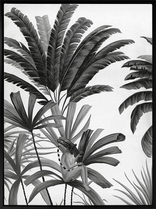 Dominica Island Canvas Art Print - Tropical Beach Landscape Wall Decor for Living Room, Bedroom & Office