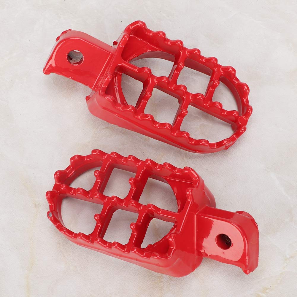 Aramox Motorcycle Foot Pegs - 2pcs Aluminum Footrest for Dirt Bikes - Off-Road Riding Accessories