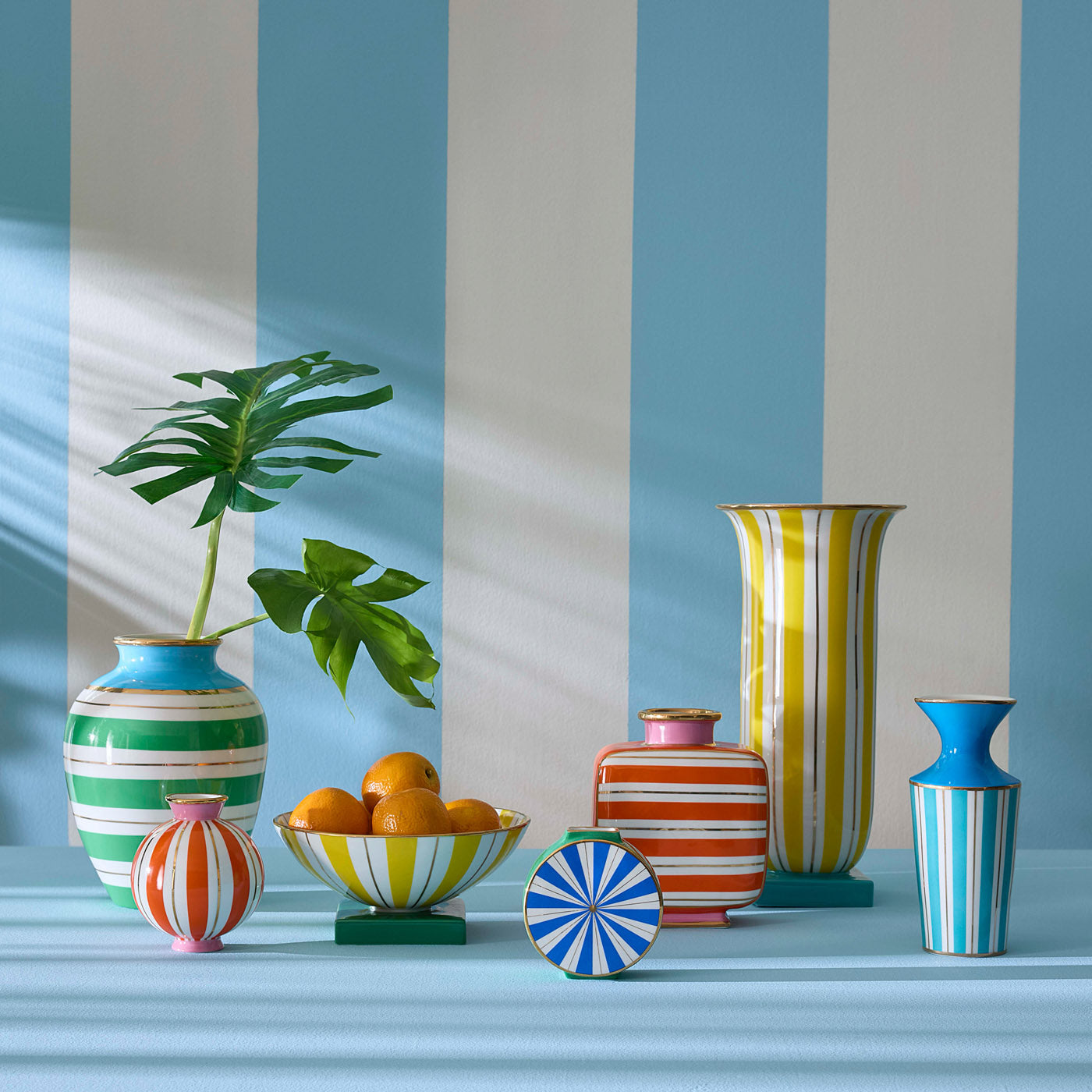 Portofino Cuff Vase - Elegant Handmade Ceramic Vase for Home Decor, Wedding Centerpieces & Gift Ideas | Perfect for Living Room, Dining Table & Office Desk Decorations