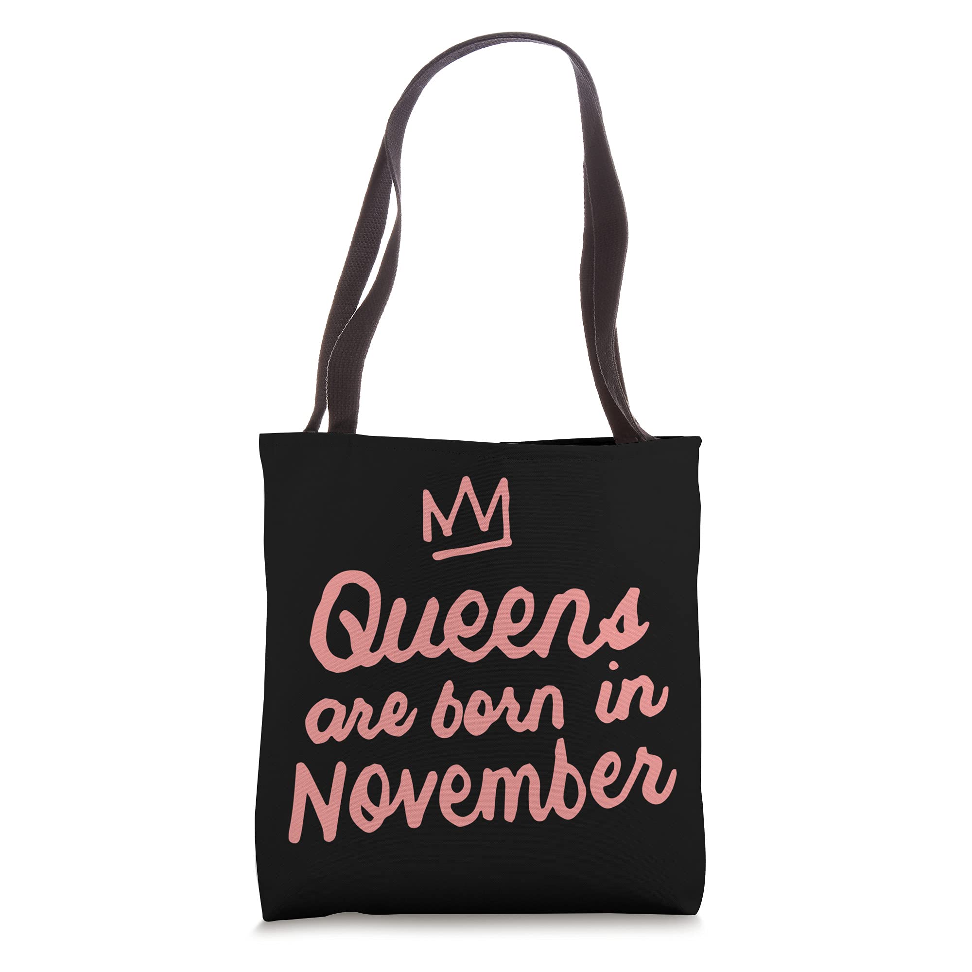 November Birthday Tote Bag for Women - Elegant Queen Design, Perfect Gift for Her | Ideal for Work, Shopping & Travel