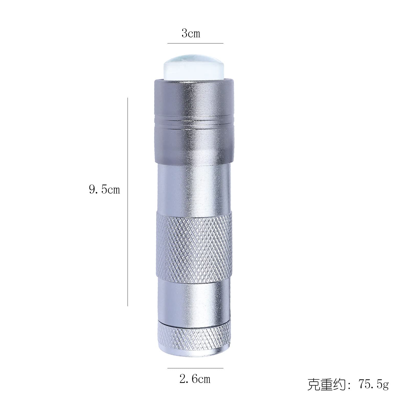 Portable UV Press Light with French Nail Stamper - 12 LED Quick Dry Lamp for Gel Polish, Art Stamp Printing & Nail Art - Compact Handheld Dryer for Home & Salon Use - Perfect for DIY Manicures, Professional Nail Services & Mobile Technicians