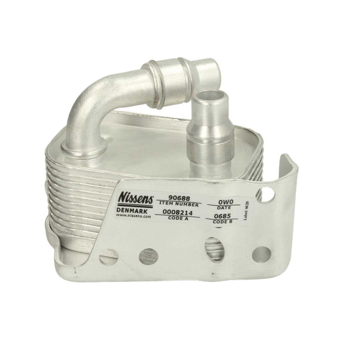 Nissens 90688 Engine Oil Cooler - High Performance Aluminum Oil Cooler for Cars, Trucks & SUVs | Perfect for Off-Roading, Towing & High-Temperature Driving Conditions