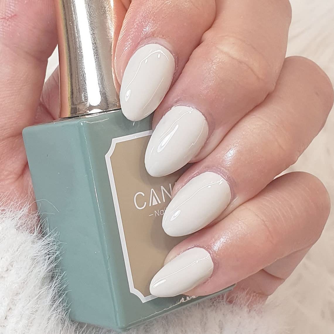 CANNI 16ml Gel Nail Polish - Large Bottle Milk Tea Series, Shining Soak Off UV Gel Varnish, Requires UV Light to Cure (C061) - Perfect for Salon, Home Manicure & Nail Art Designs