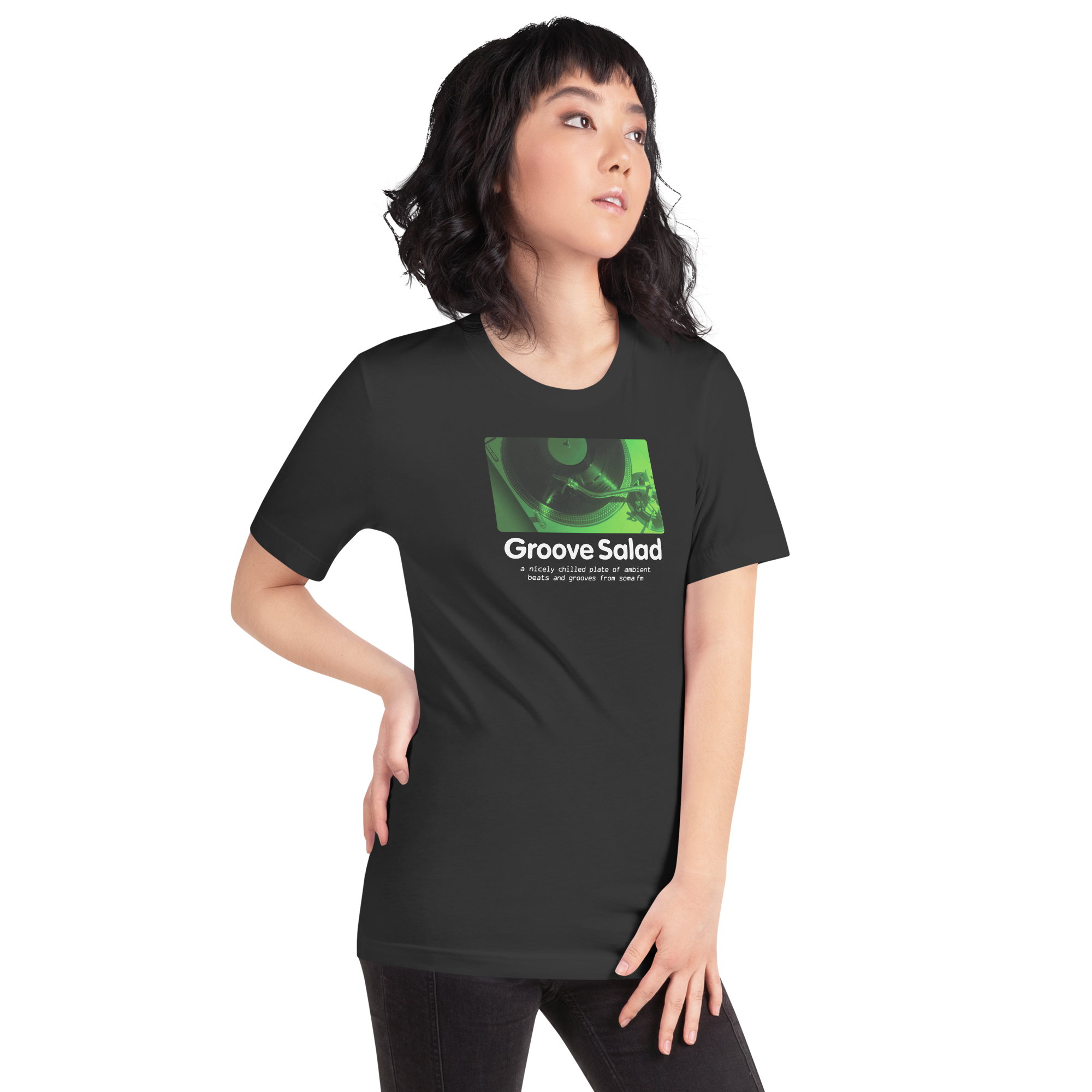 Groove Salad Unisex T-Shirt - Comfortable Cotton Tee for Men & Women | Trendy Graphic Print | Global Edition | Perfect for Casual Wear, Music Festivals & Street Style