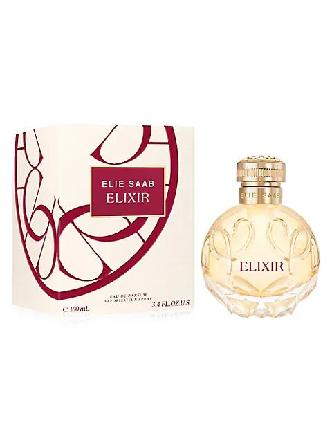 Elie Saab Elixir Eau de Parfum 100ml for Women - New in Box Luxury Fragrance | Perfect for Evening Events, Date Nights & Special Occasions