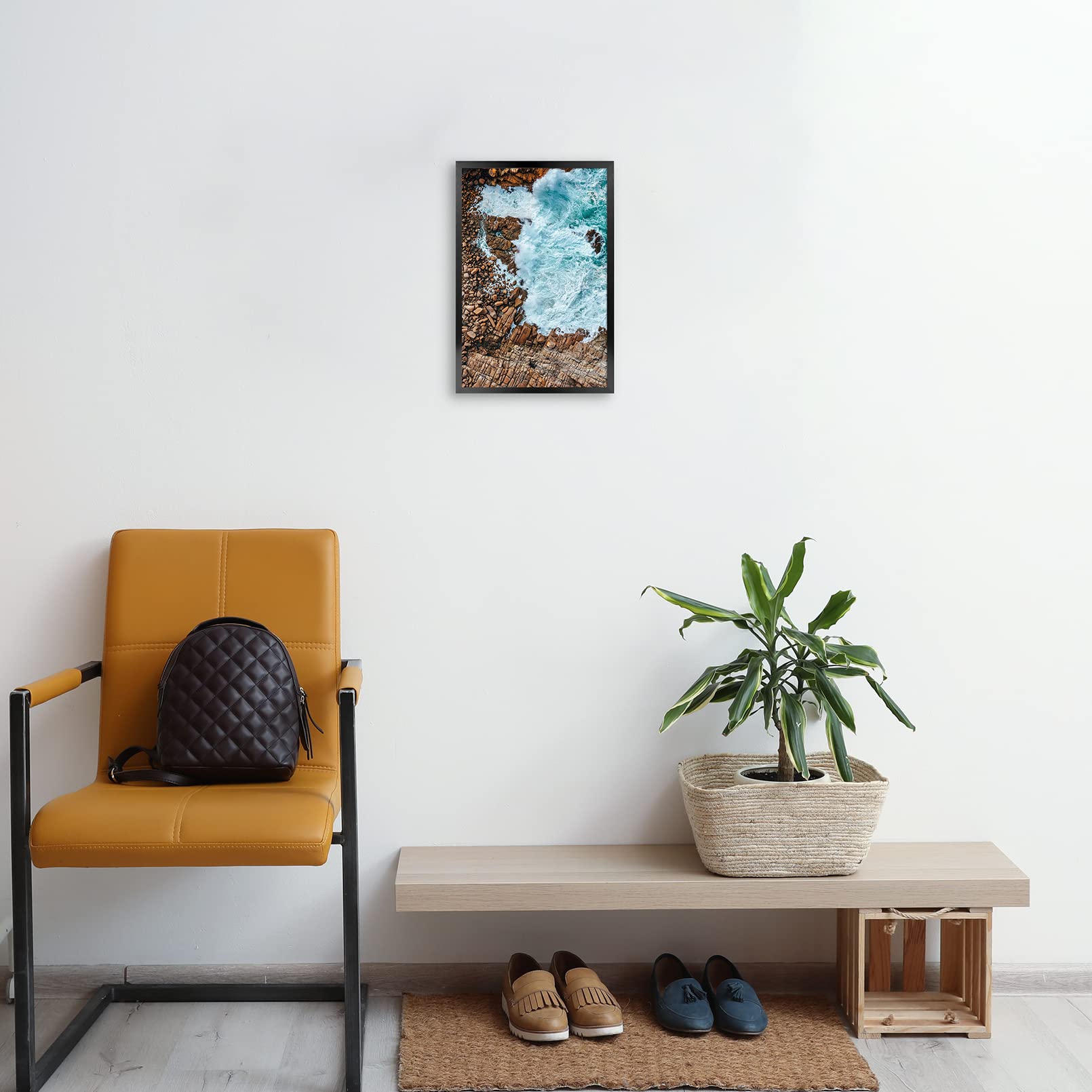 Wyooxoo 11x17 Picture Frame - Black Aluminum Poster Frame with Plexiglass, Display 9x15 Photos with Mat or 11x17 Without Mat - Perfect for Wall Gallery, Home Decor, Office & Artwork Display (11