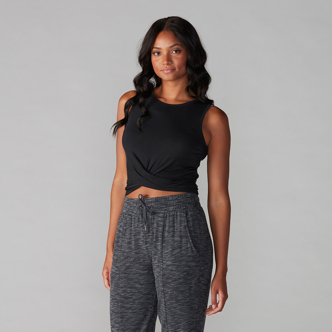Tavi Noir Twist Tank Top for Women - Stylish & Comfortable Casual Wear for Summer, Beach, and Everyday Outfits