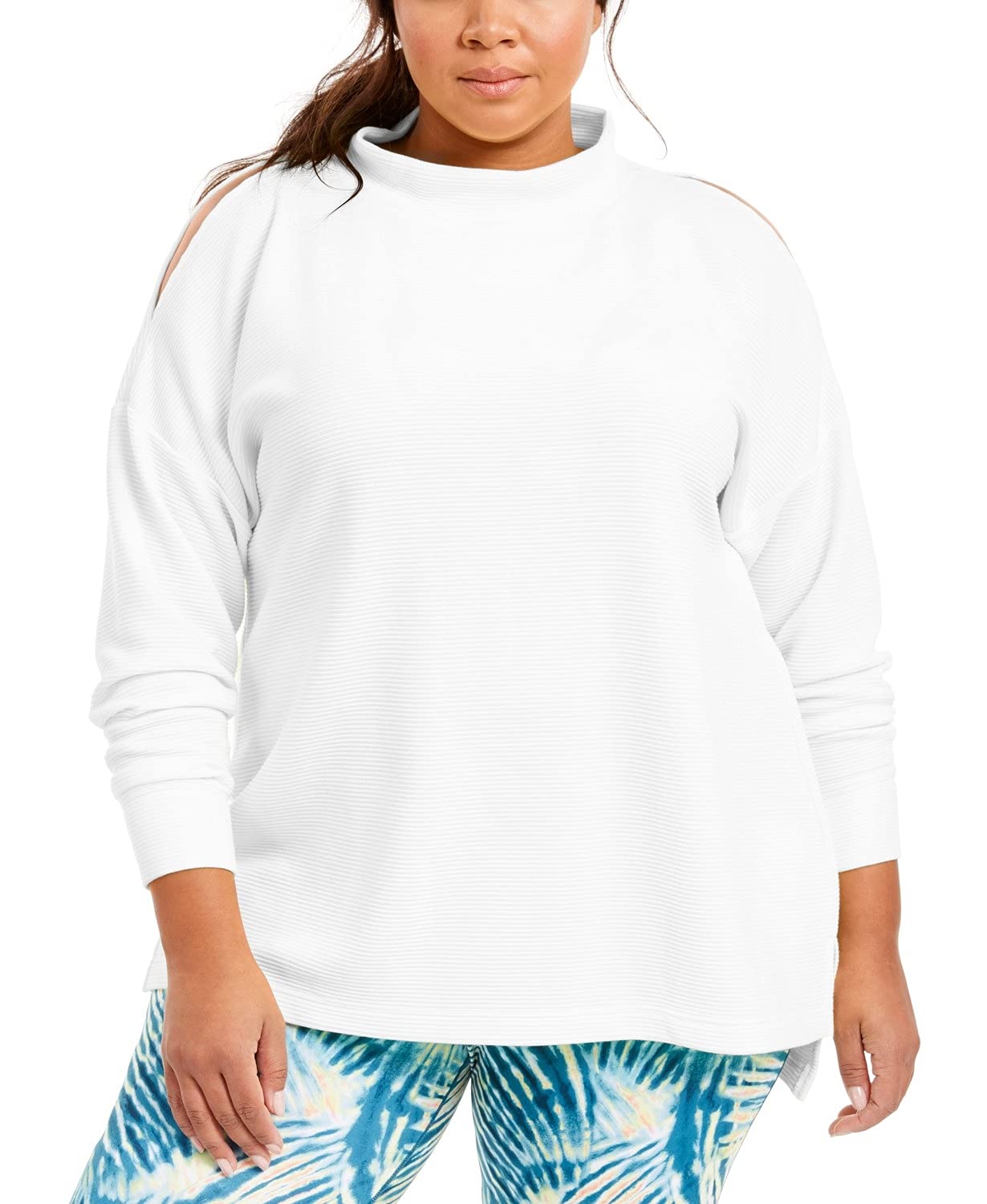 Ideology Women's Plus Size Fitness Running Shirts & Tops - Moisture Wicking Workout Tops for Gym, Jogging & Yoga