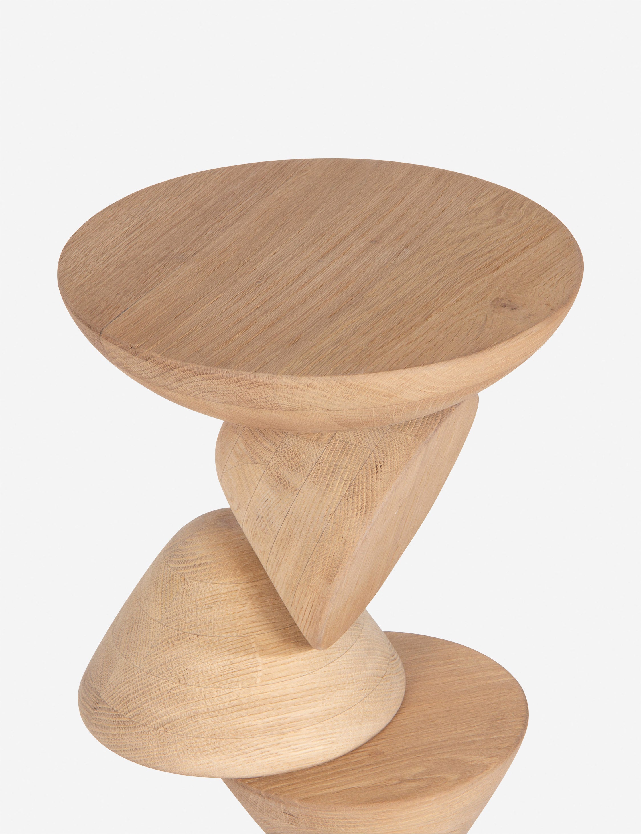 Round Side Table - Modern Accent End Table for Living Room, Bedroom & Office - Stylish Small Coffee Table with Sturdy Metal Base - Perfect for Home Decor, Reading Nook & Lounge Areas