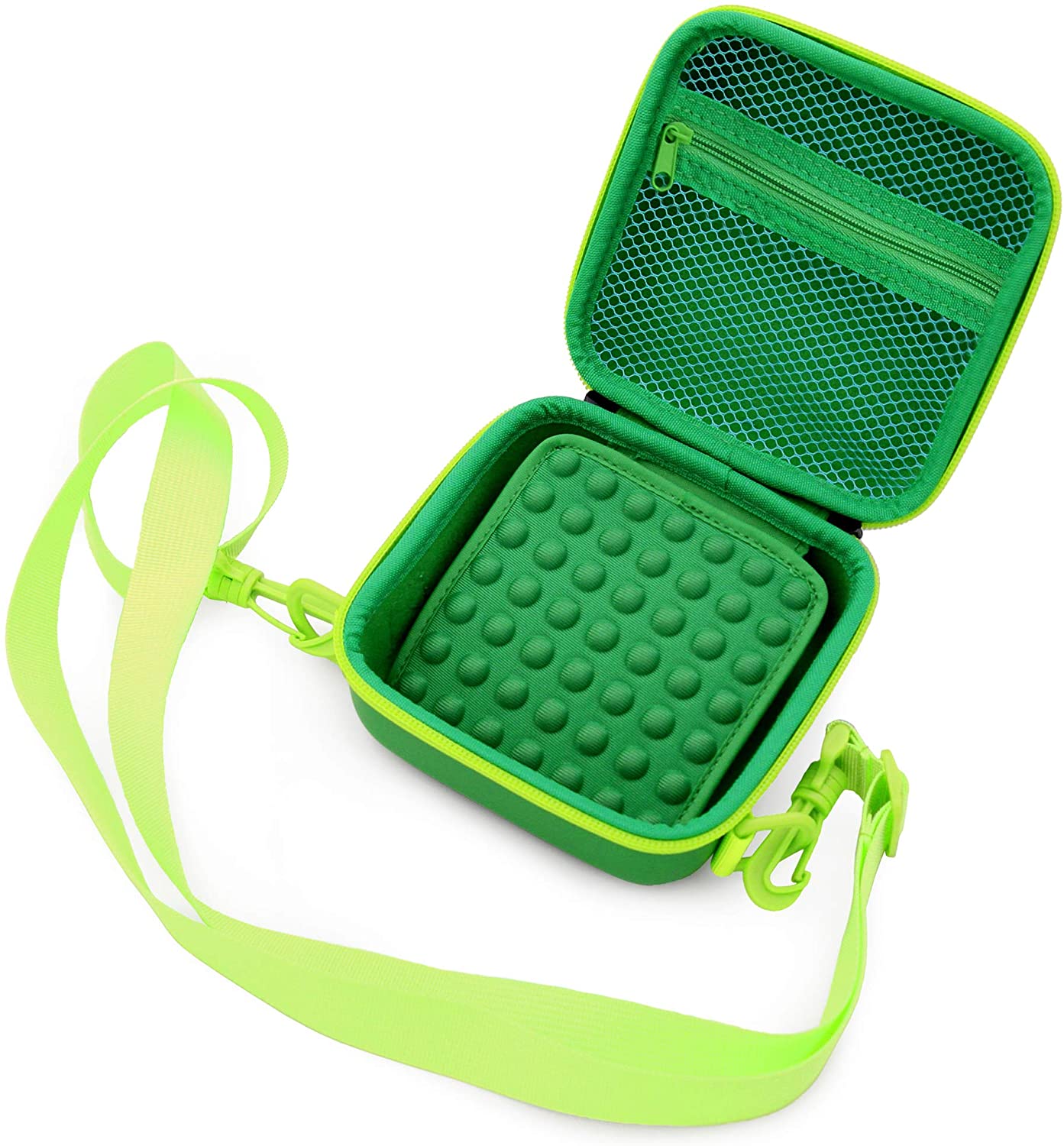 CASEMATIX Travel Case for LeapFrog Rockit Twist Handheld Learning Game - Portable Toy Storage Box with Shoulder Strap, Accessory Pockets & Keychain - Perfect for Kids Travel, School & On-the-Go Learning
