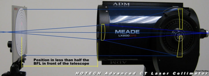 Premium CT Laser Collimator for Cassegrain Telescopes - High Precision Alignment Tool for Astronomy Enthusiasts | Perfect for Stargazing & Astrophotography