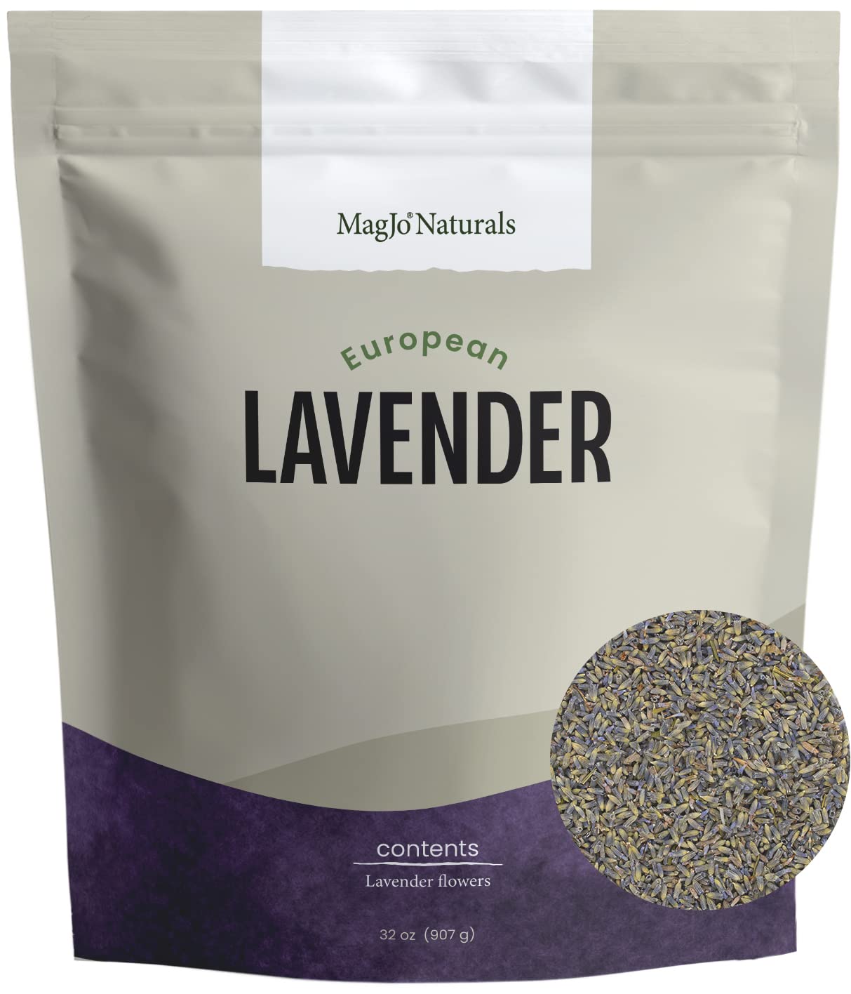 Premium European Lavender Flowers (Extra Grade) - 100% Natural & Raw - 2 Lbs Bulk - Perfect for Aromatherapy, Soap Making & DIY Beauty Products